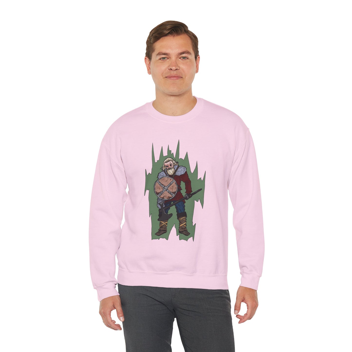 Viking Warrior Sweatshirt - Unisex Heavy Blend Crewneck