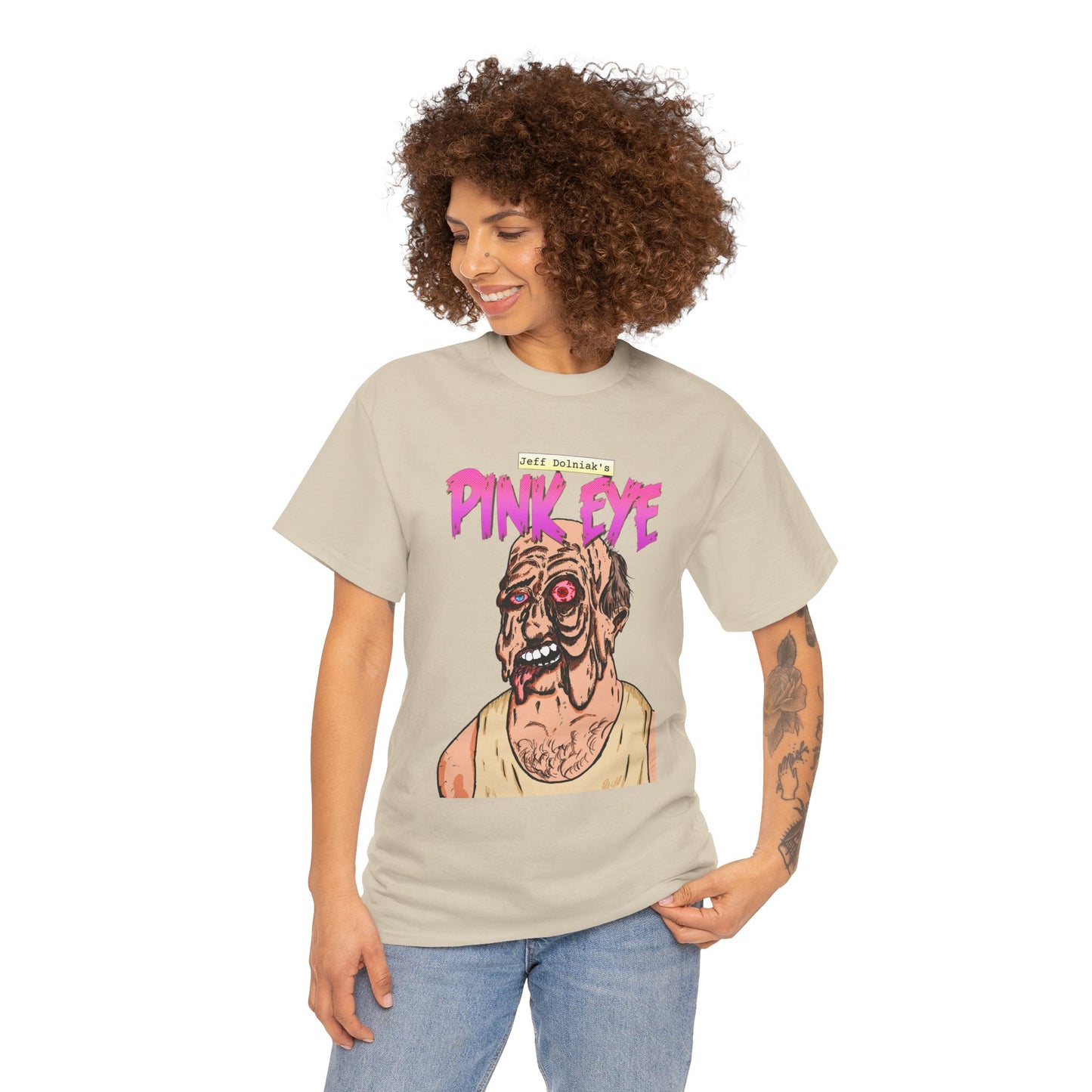 Pink Eye - Body Horror Illustration T-Shirt