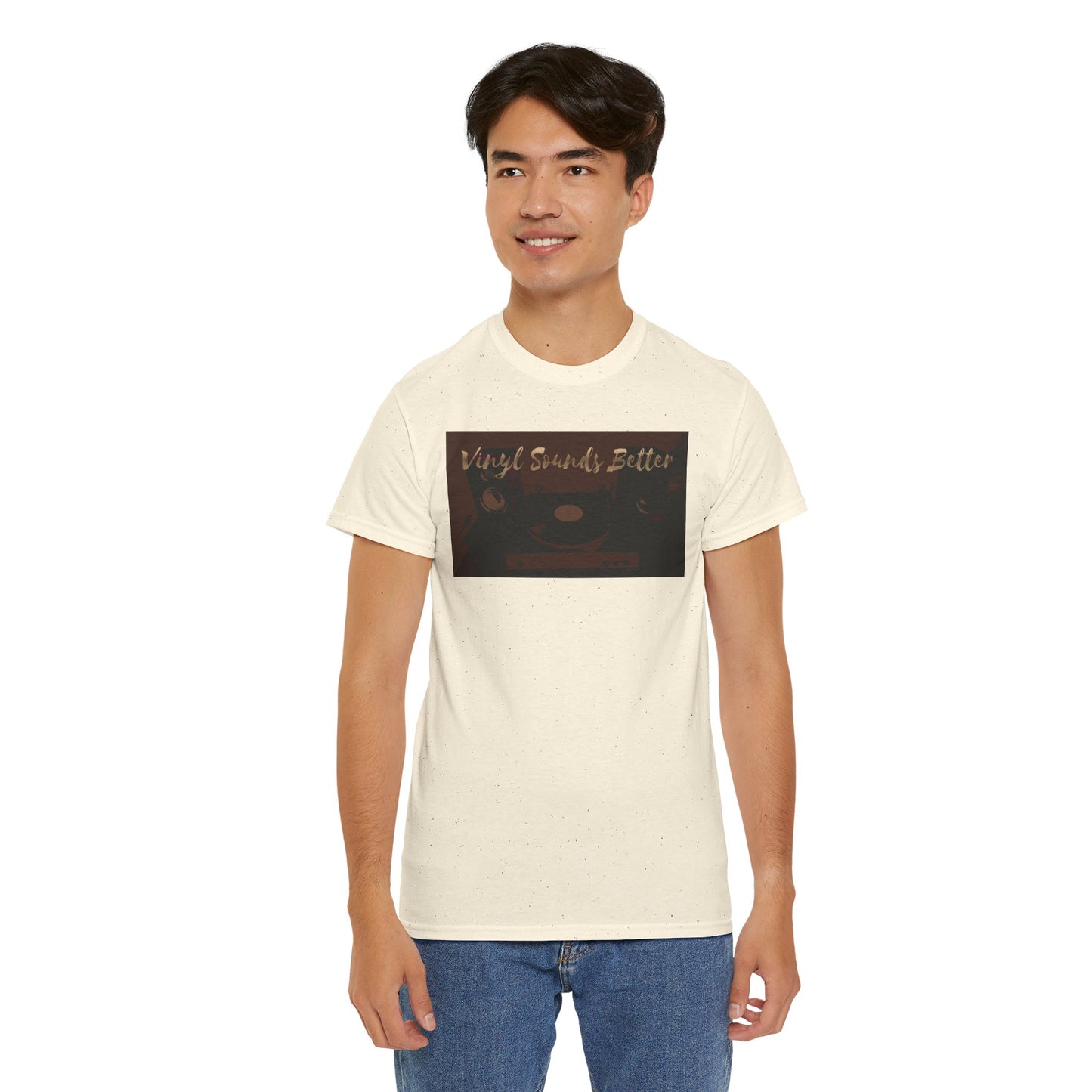 Vinyl Sounds Better T-Shirt — Retro Record Player Tee for Music Lovers