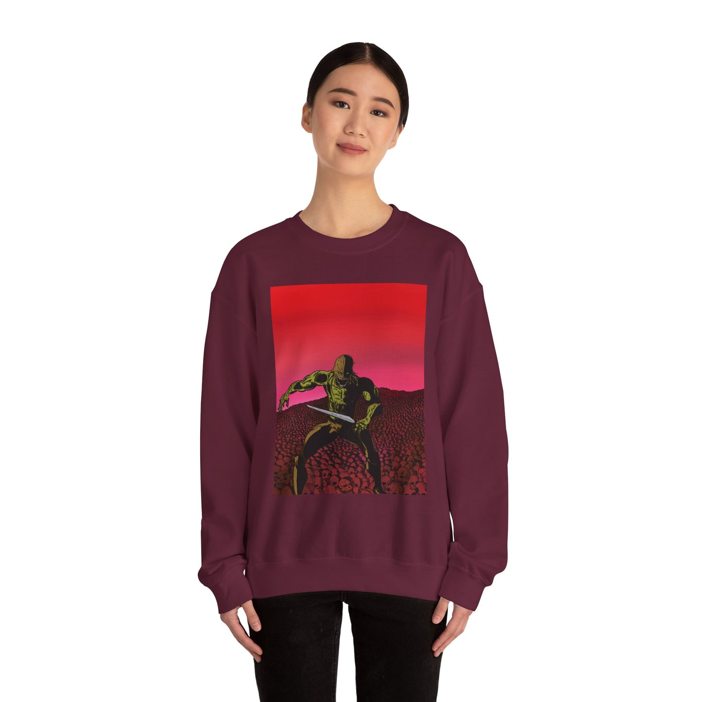 Retro Skull Master Graphic Unisex Crewneck Sweatshirt