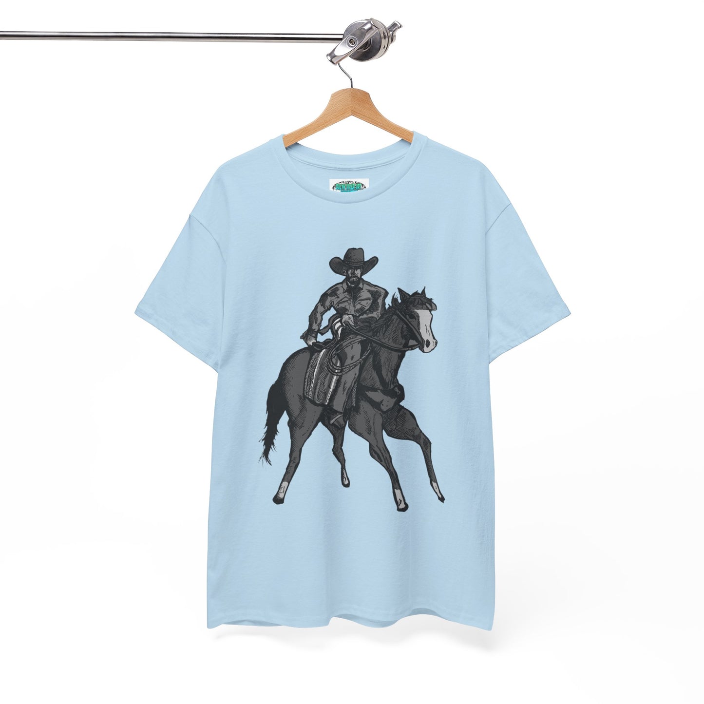 Cowboy on Horseback T‑Shirt — Vintage Western Rodeo Tee
