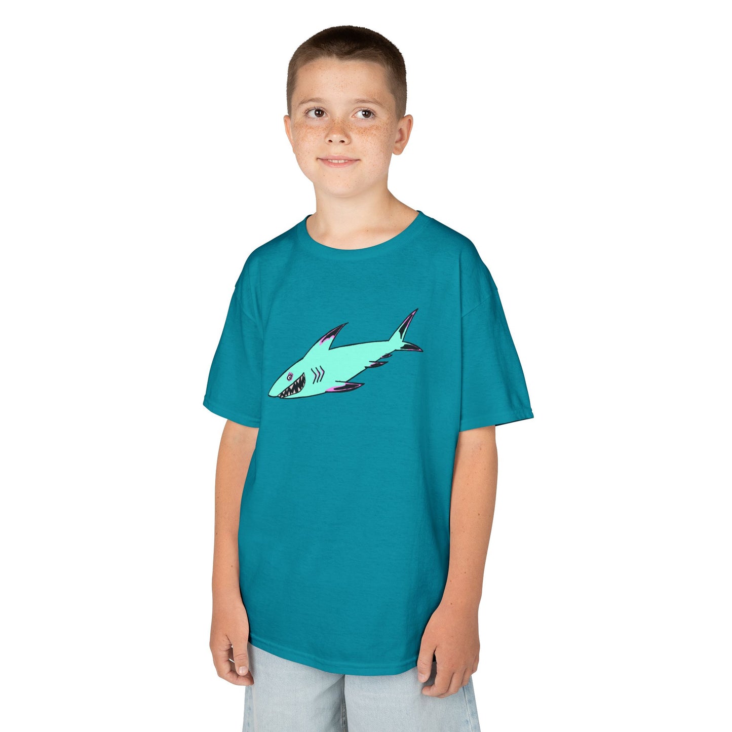 Cool Shark Kids Tee, Animal T-Shirt, Gifts for Boys, Summer Wear, Fun Graphic Tee, Birthday Gift