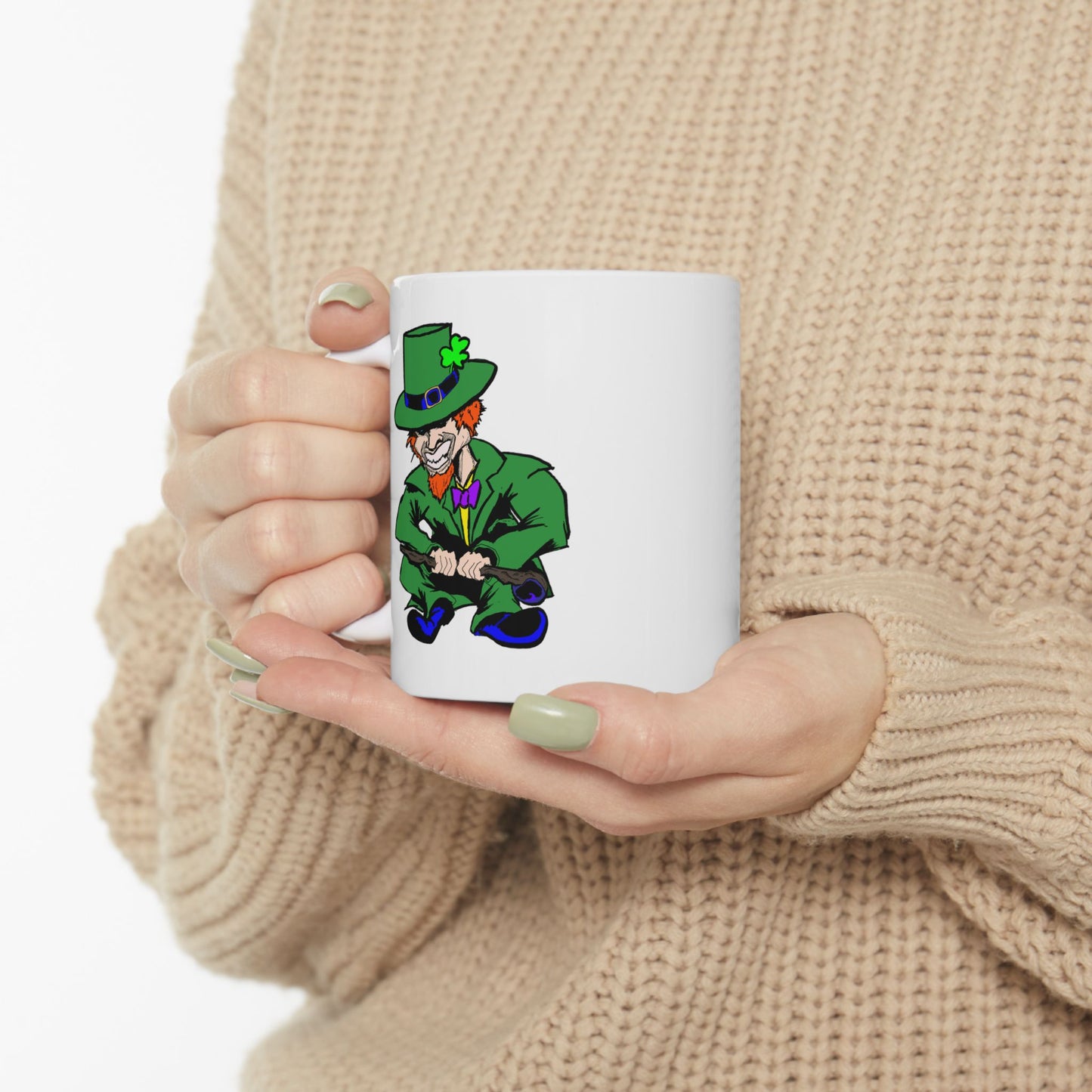 Lucky Leprechaun Ceramic Mug | St. Patrick's Day 11oz