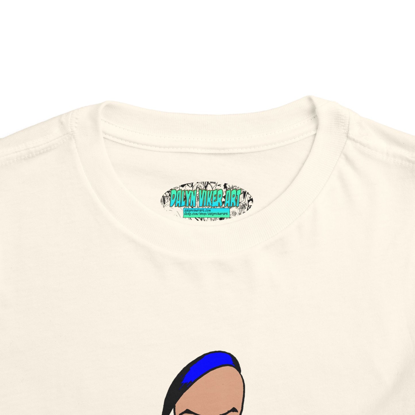 Smug Grumpy Kid Cartoon Toddler Tee