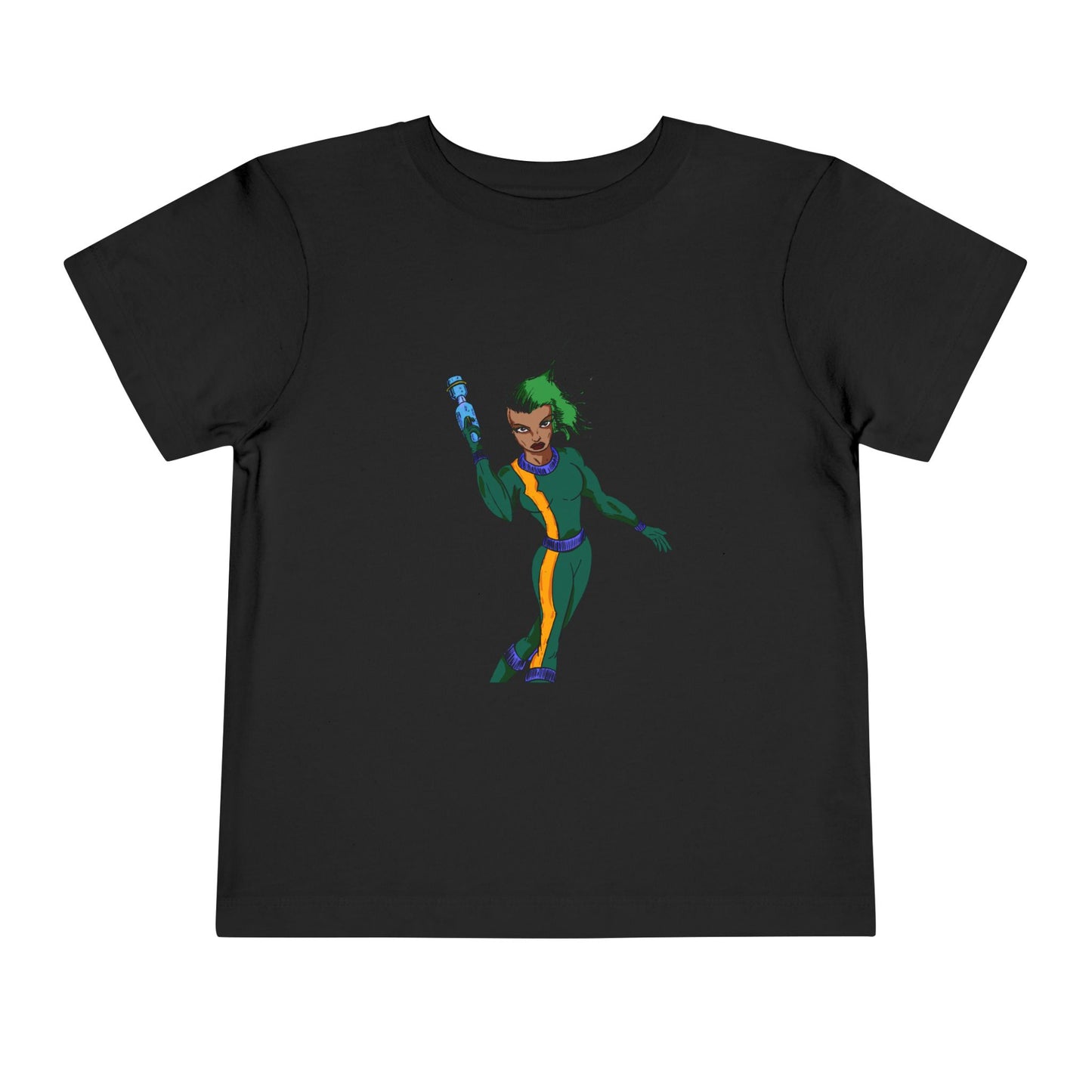 Toddler Tee — Colorful Space Hero Graphic