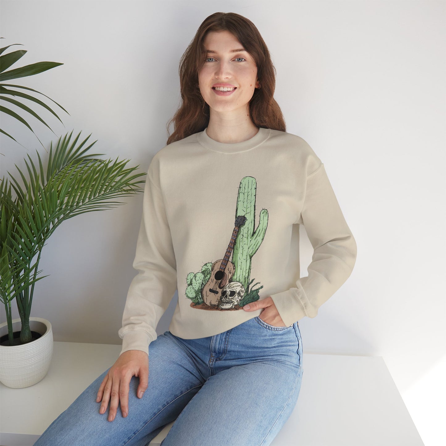Cactus & Guitar Sweatshirt