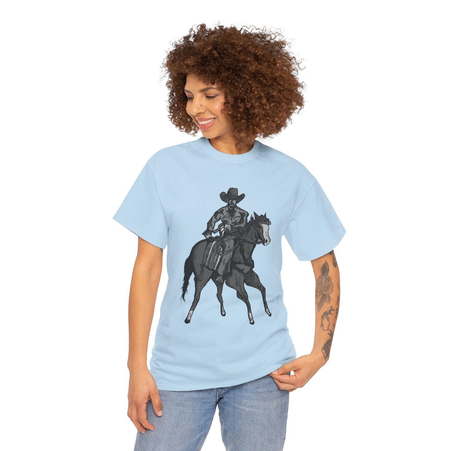 Cowboy on Horseback T‑Shirt — Vintage Western Rodeo Tee
