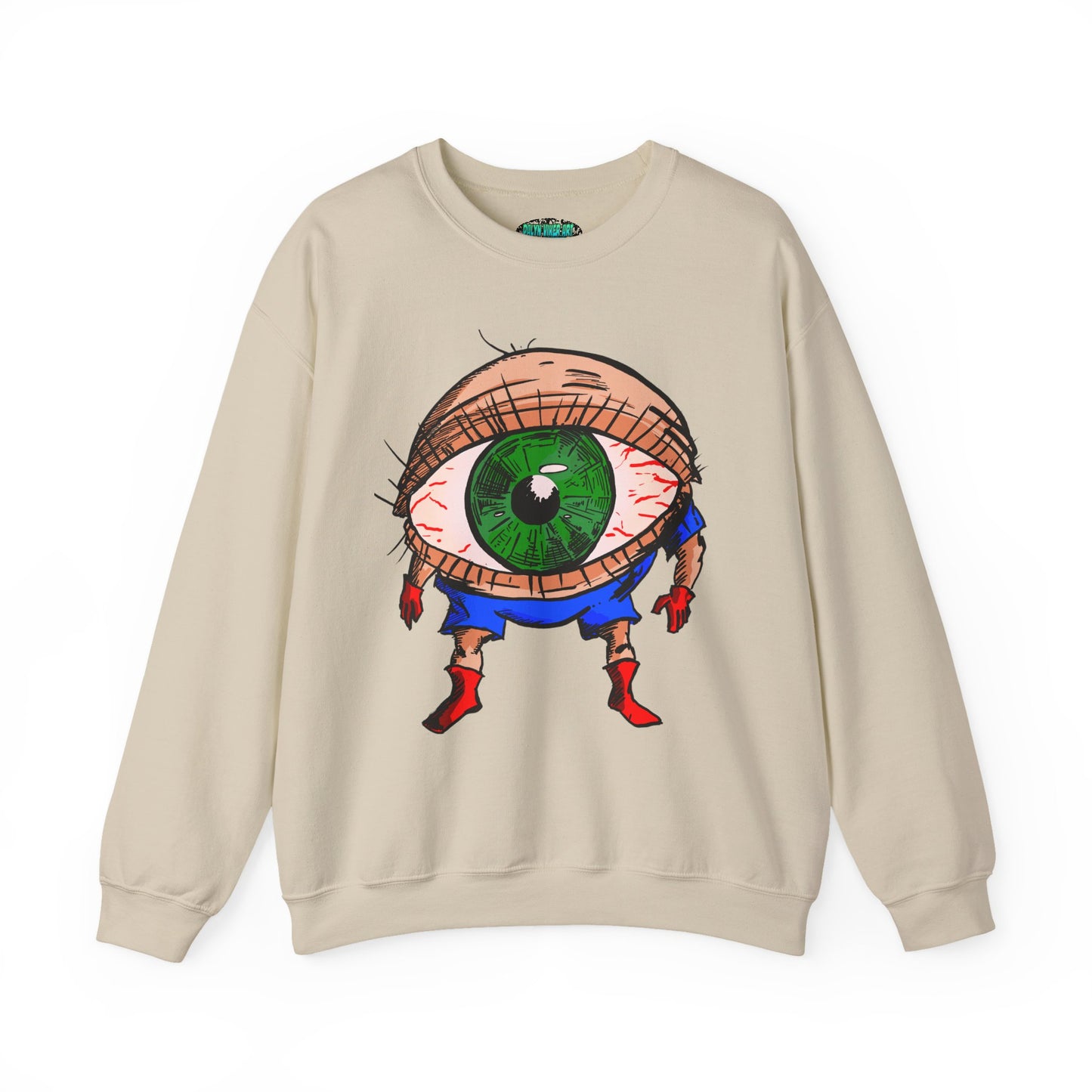Terrif-EYE-ing Unique Cartoon Eye Sweatshirt - Unisex Heavy Blend™
