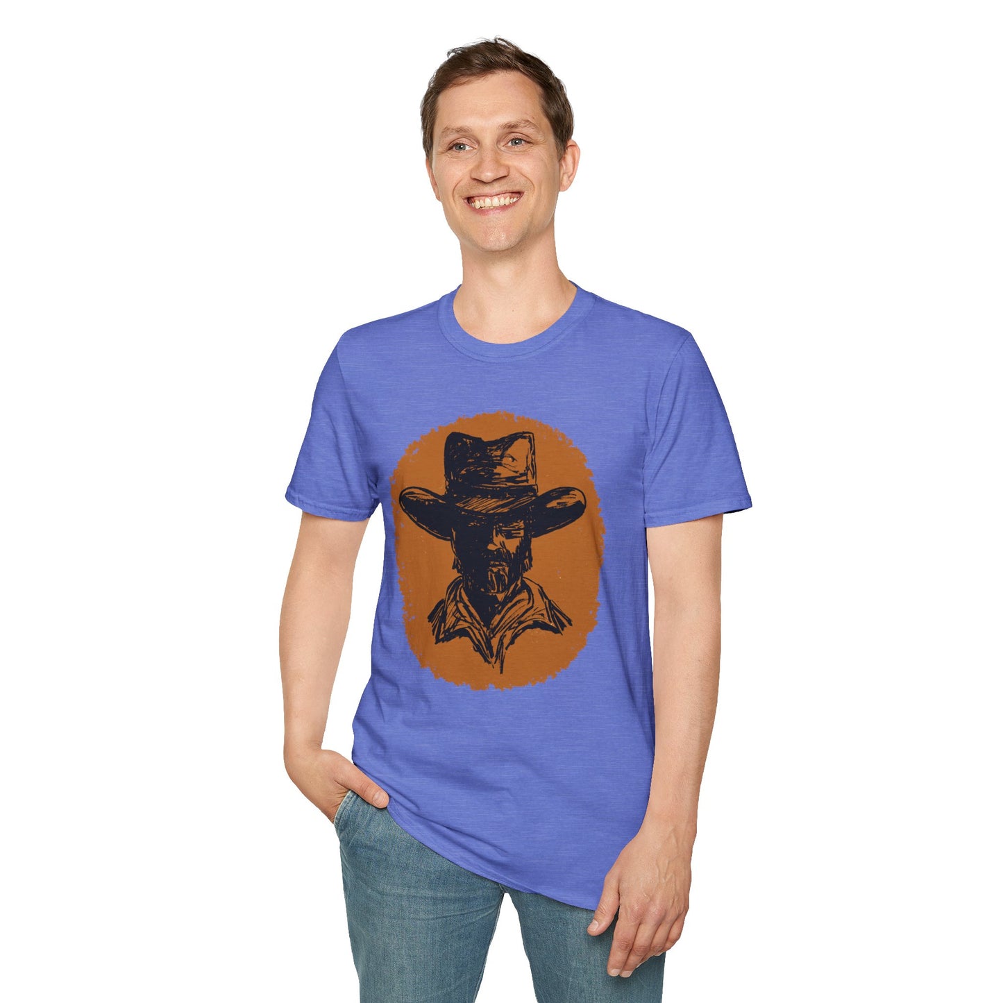 Southwest Cowboy Unisex T-Shirt - Western Rancher Design