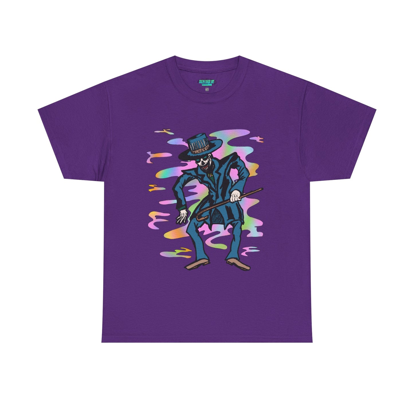 Voodoo Maniac Colorful Cartoon Magician Unisex Heavy Cotton Tee
