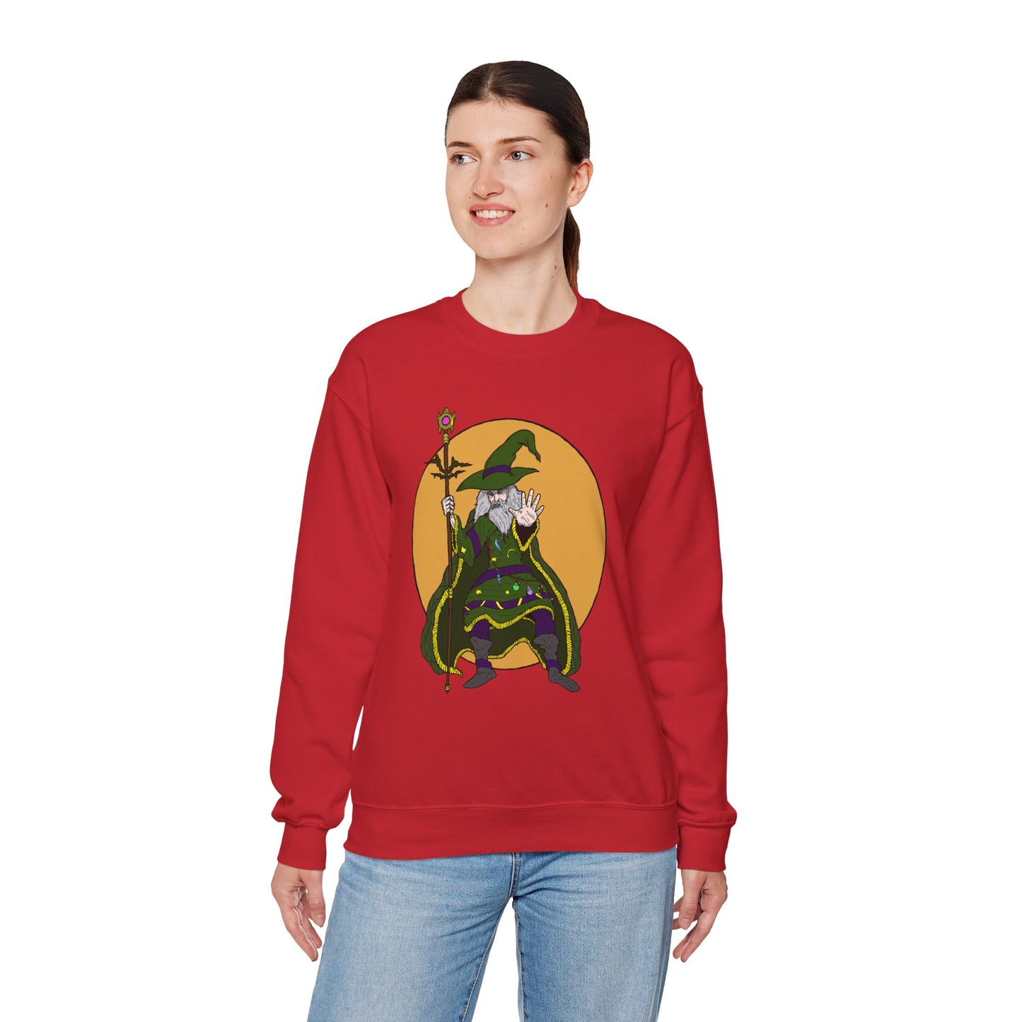 Wizard-Themed Unisex Crewneck Sweatshirt