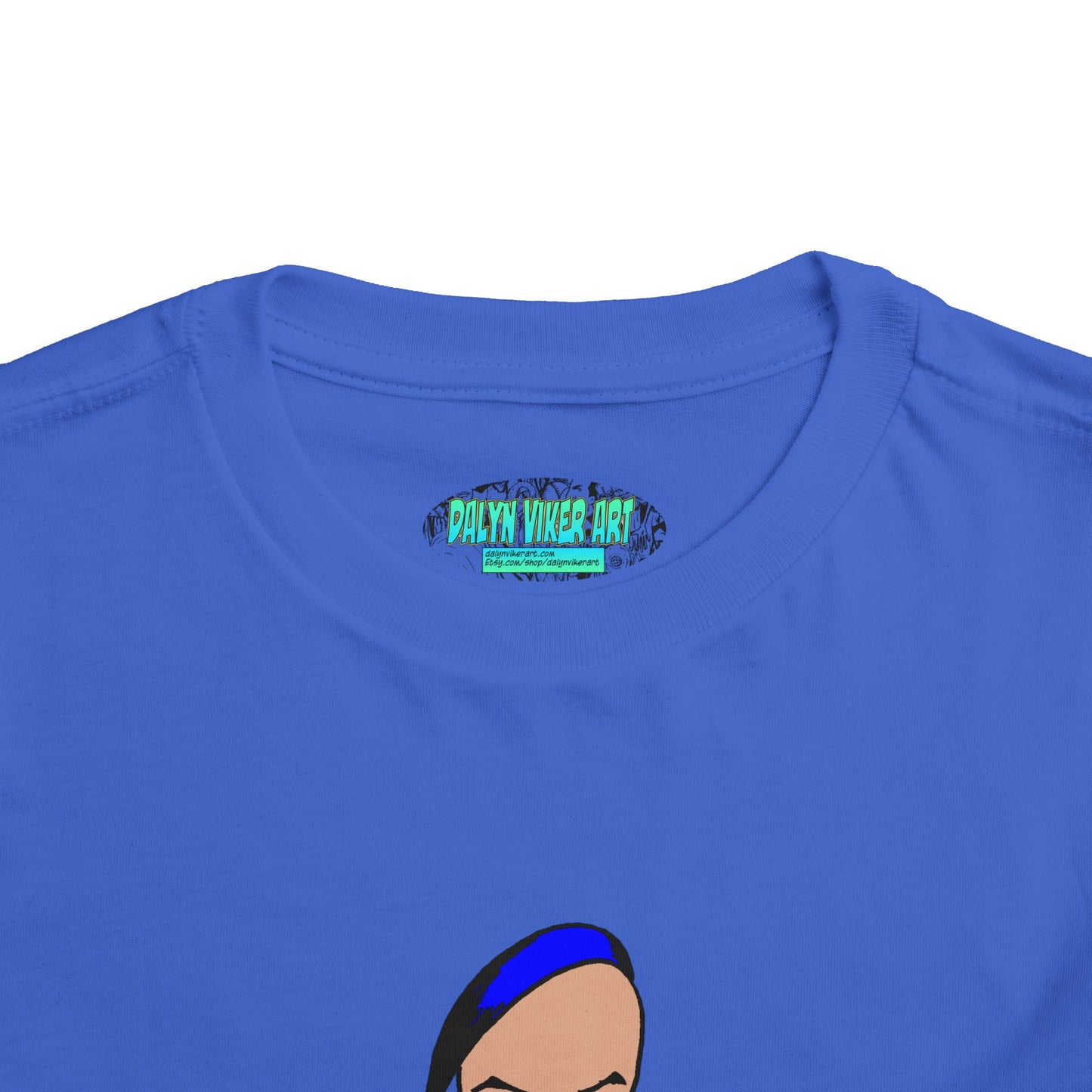 Smug Grumpy Kid Cartoon Toddler Tee