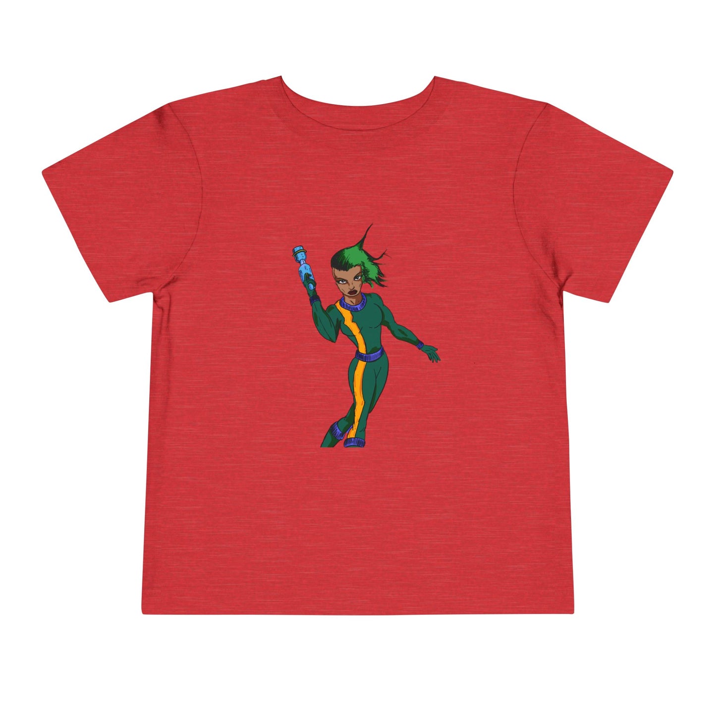 Toddler Tee — Colorful Space Hero Graphic