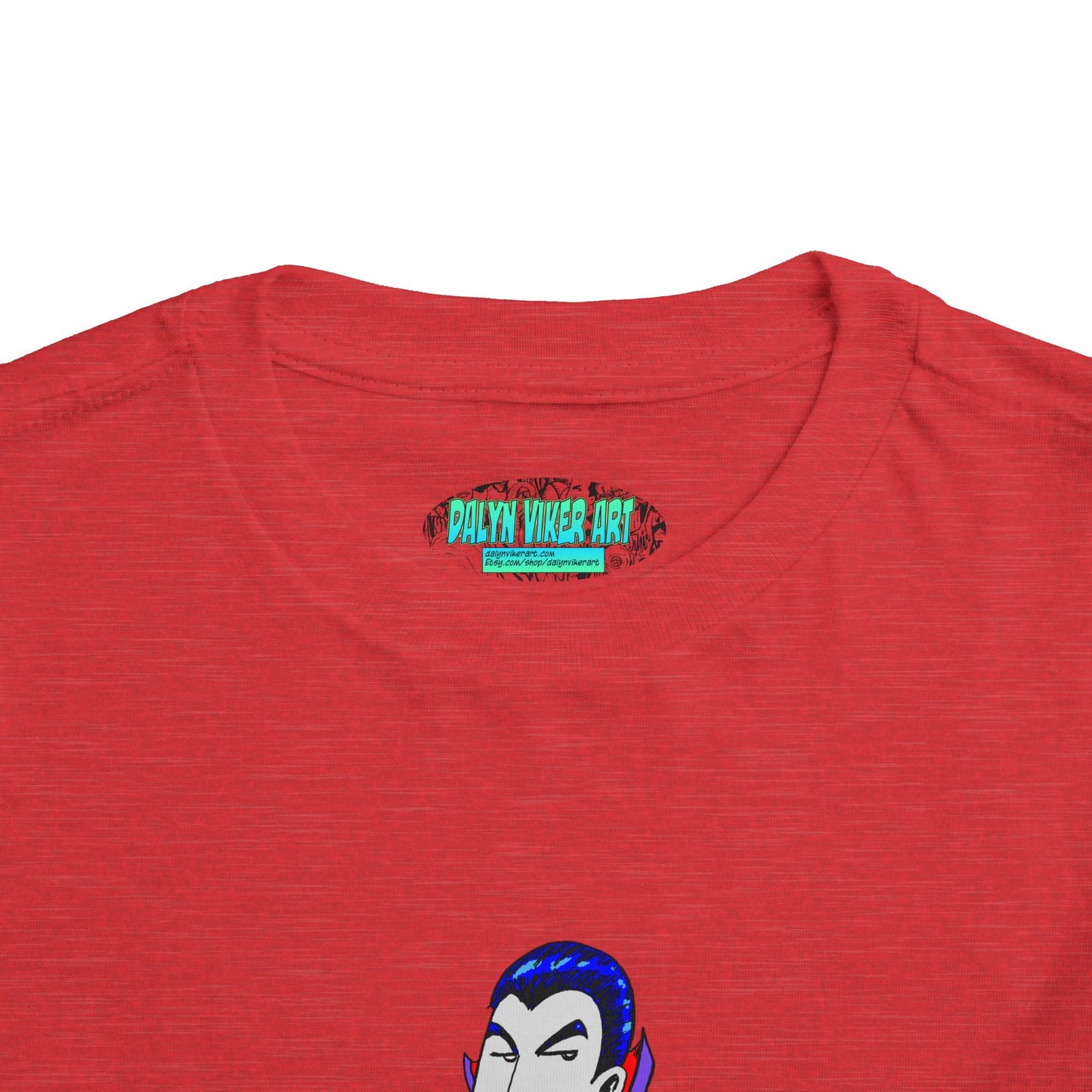 Toddler Tee — Cute Cartoon Vampire Graphic Shirt for Kids