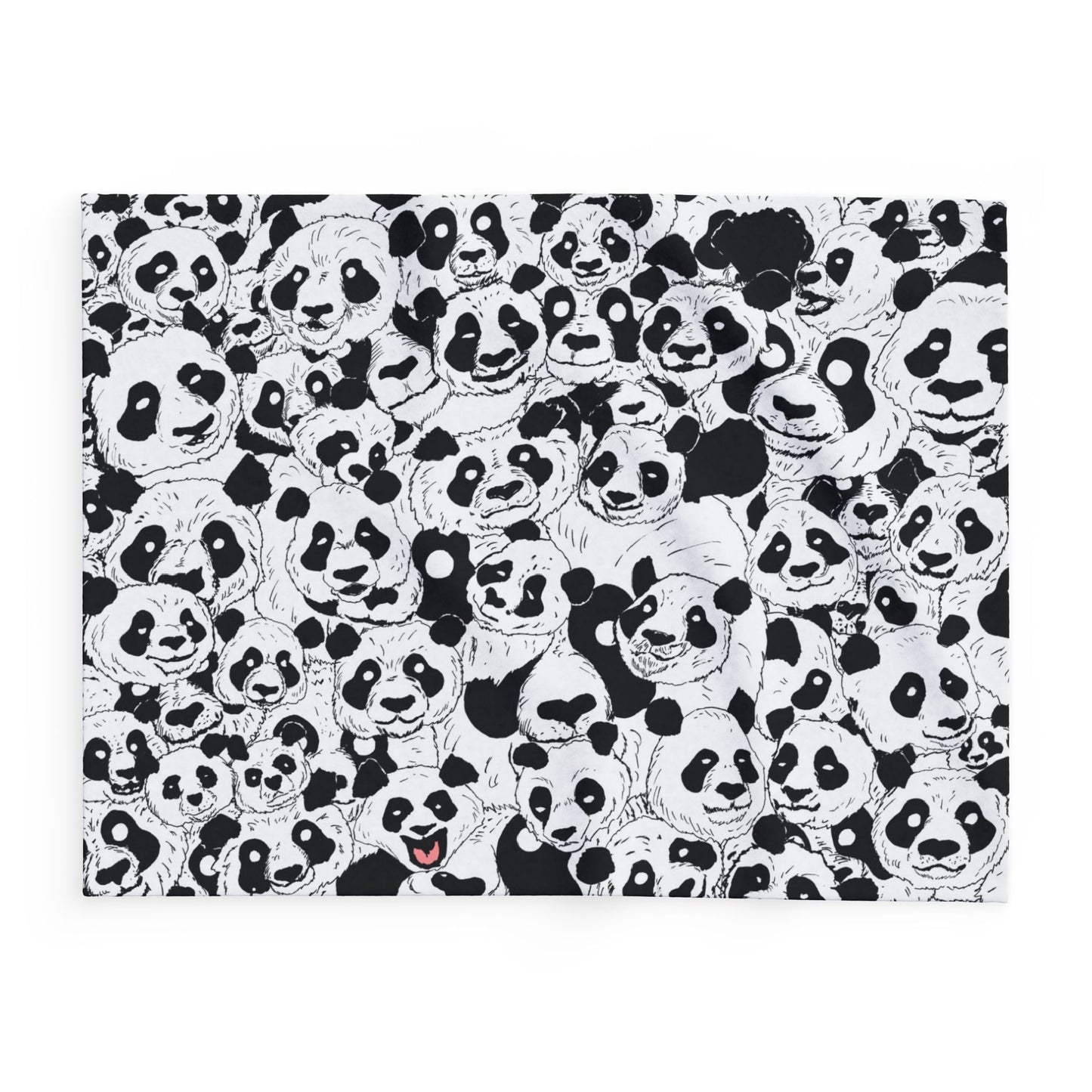 Panda-monium Arctic Fleece Blanket