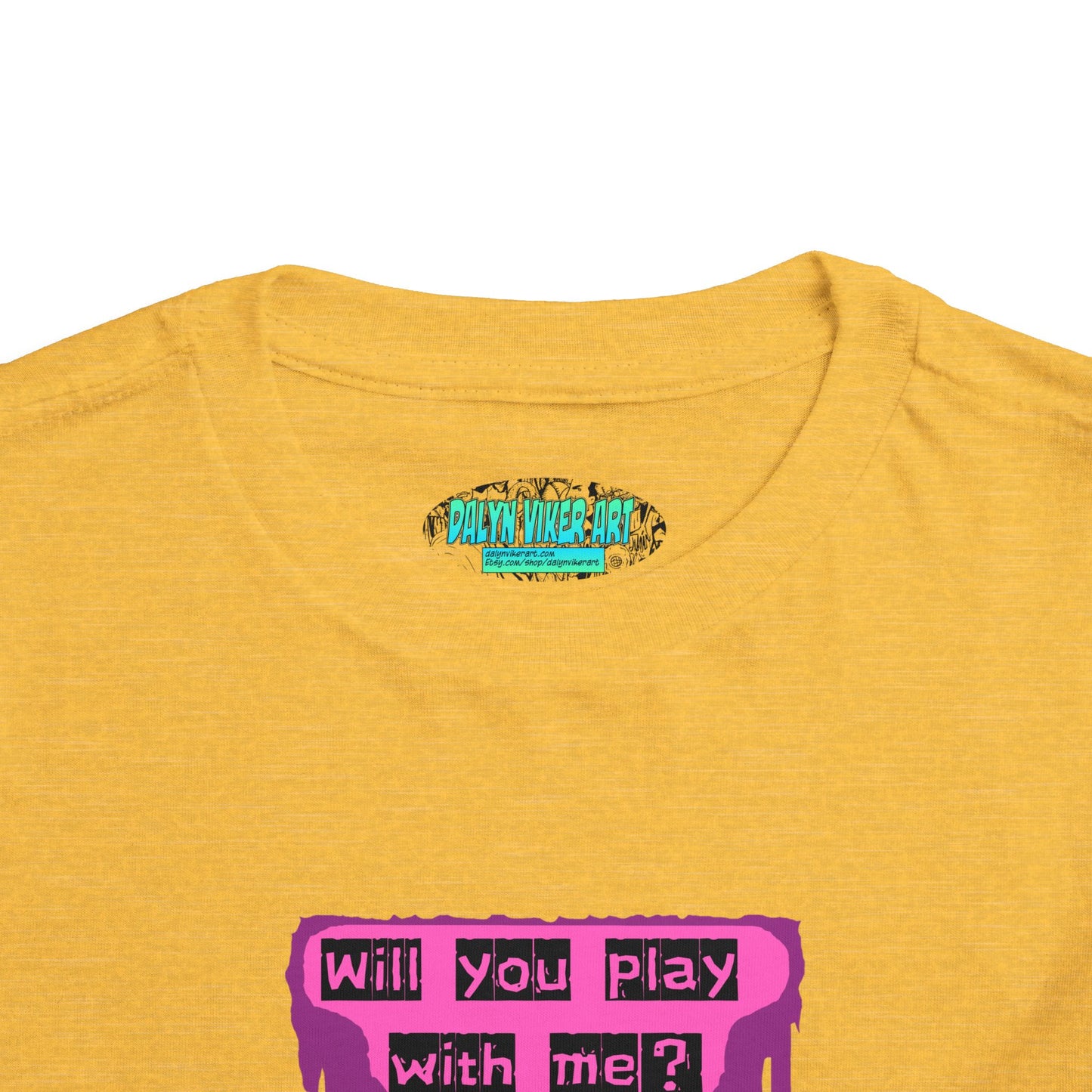 Toddler Tee - Evil Doll - Will You Play With Me
