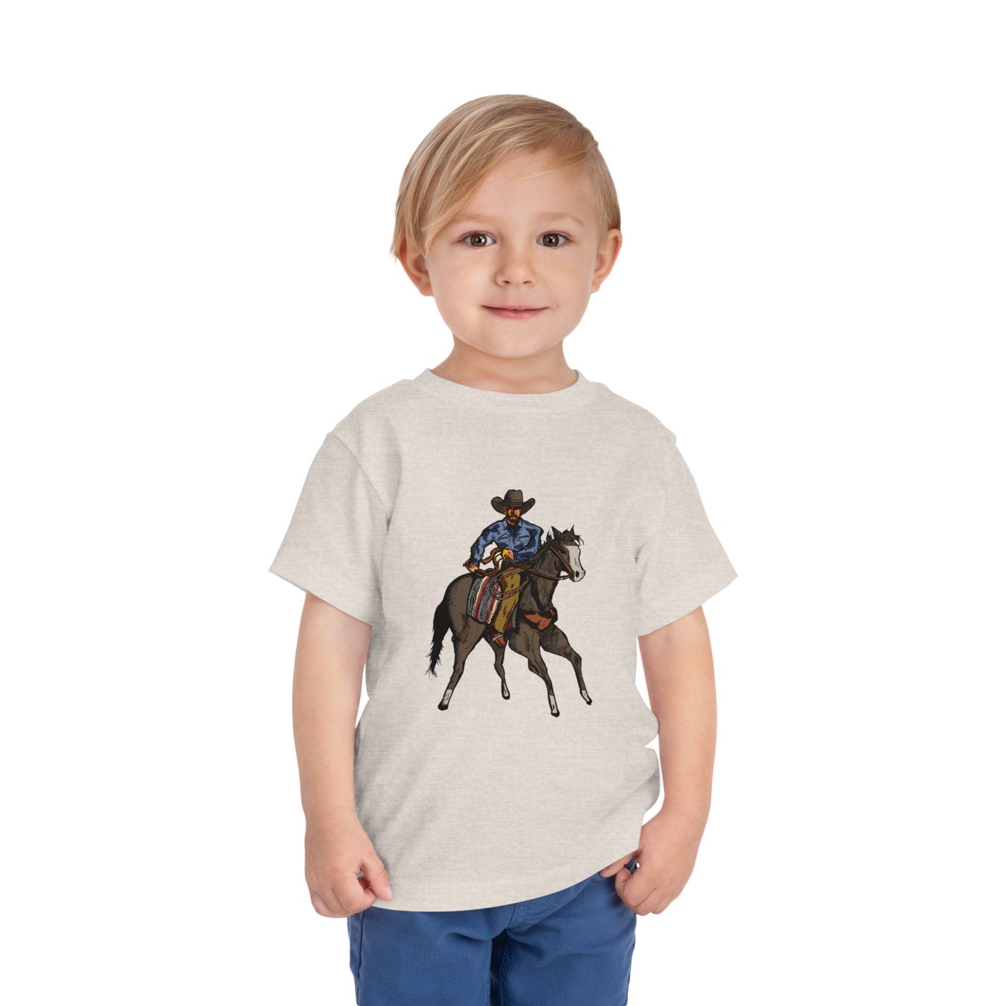 Cowboy on Horse Toddler Tee