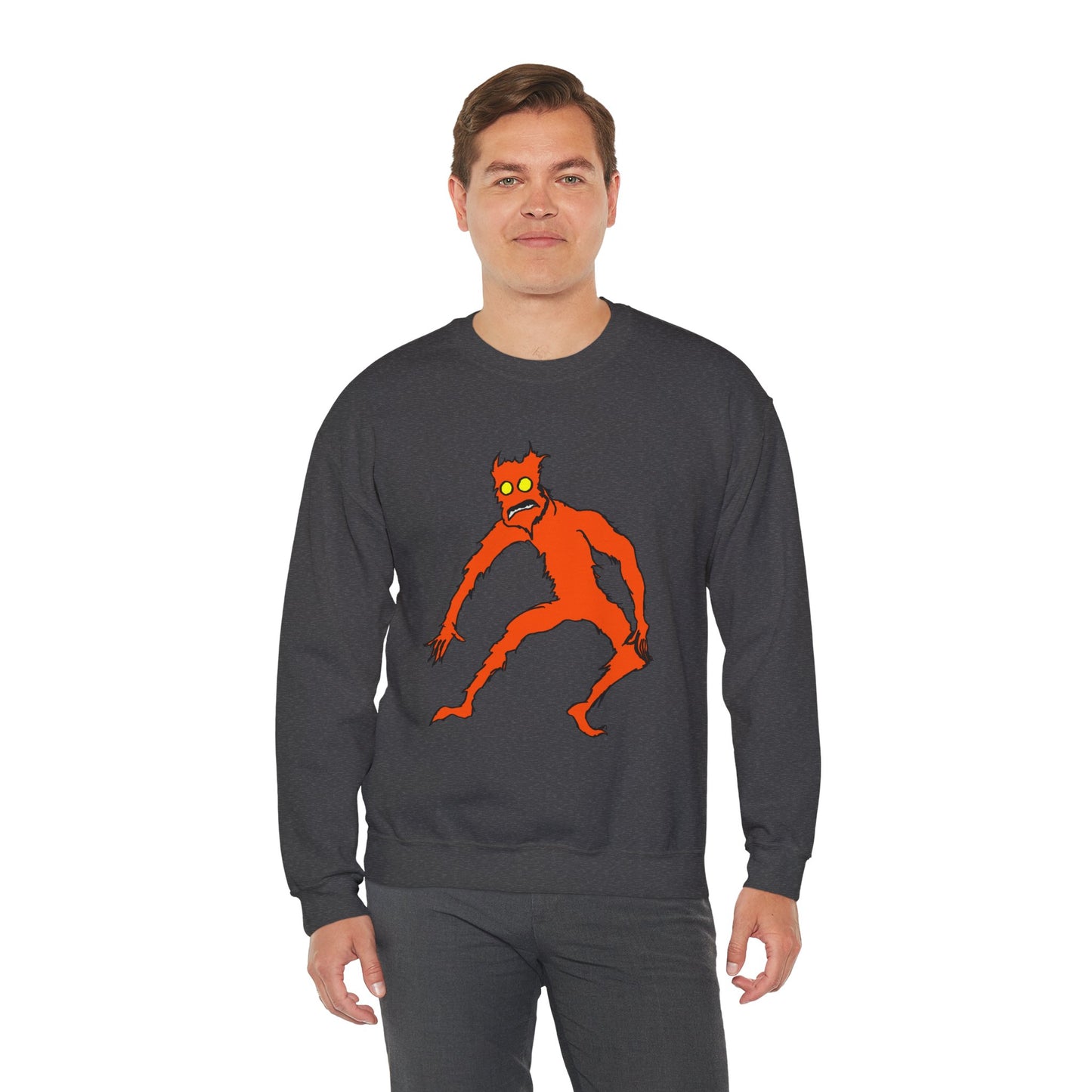 Spooky Monster Crewneck Sweatshirt