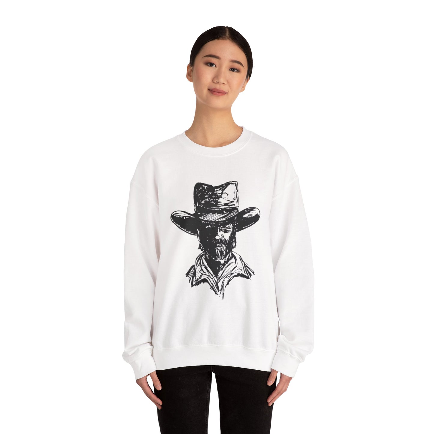 Cowboy Graphic Crewneck Sweatshirt