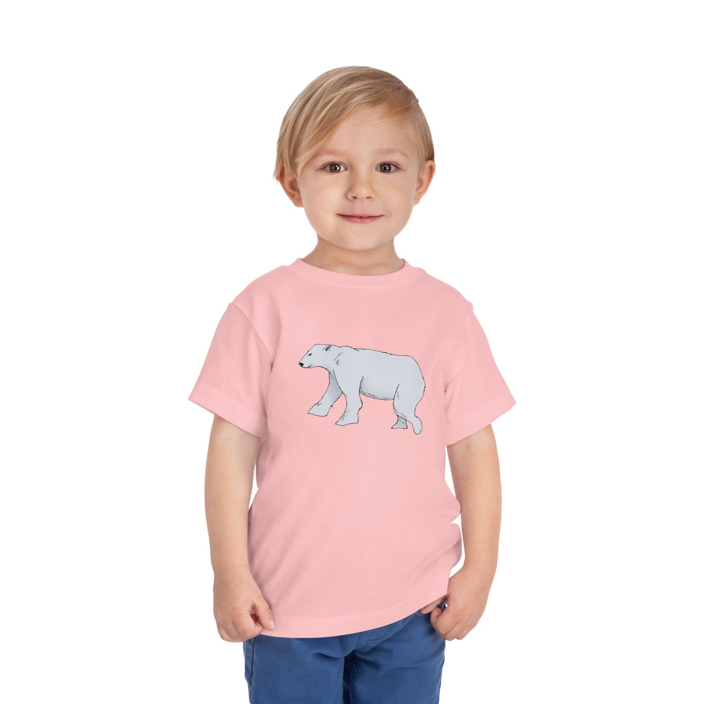 Polar Bear Toddler Tee — Cute Arctic Animal Shirt for Kids