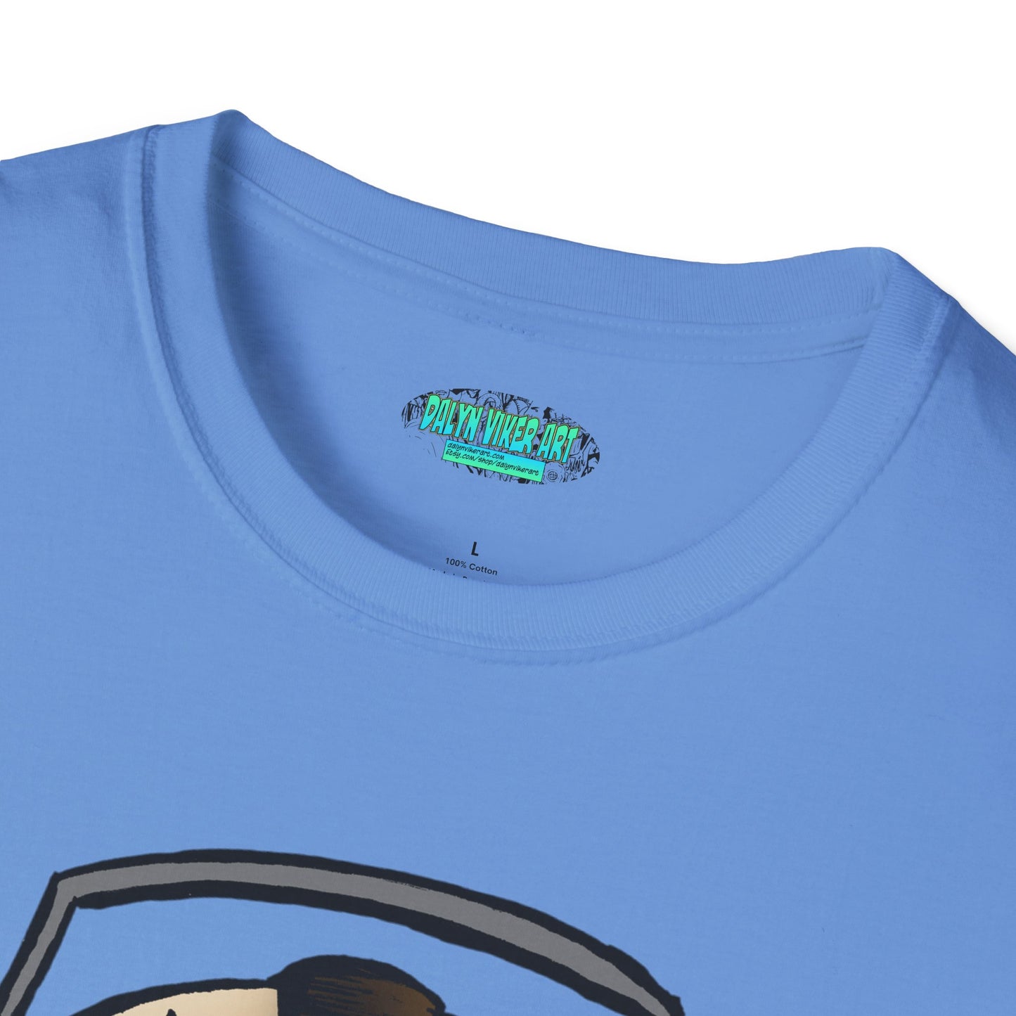 Electric Screaming Skull Unisex Softstyle T-Shirt