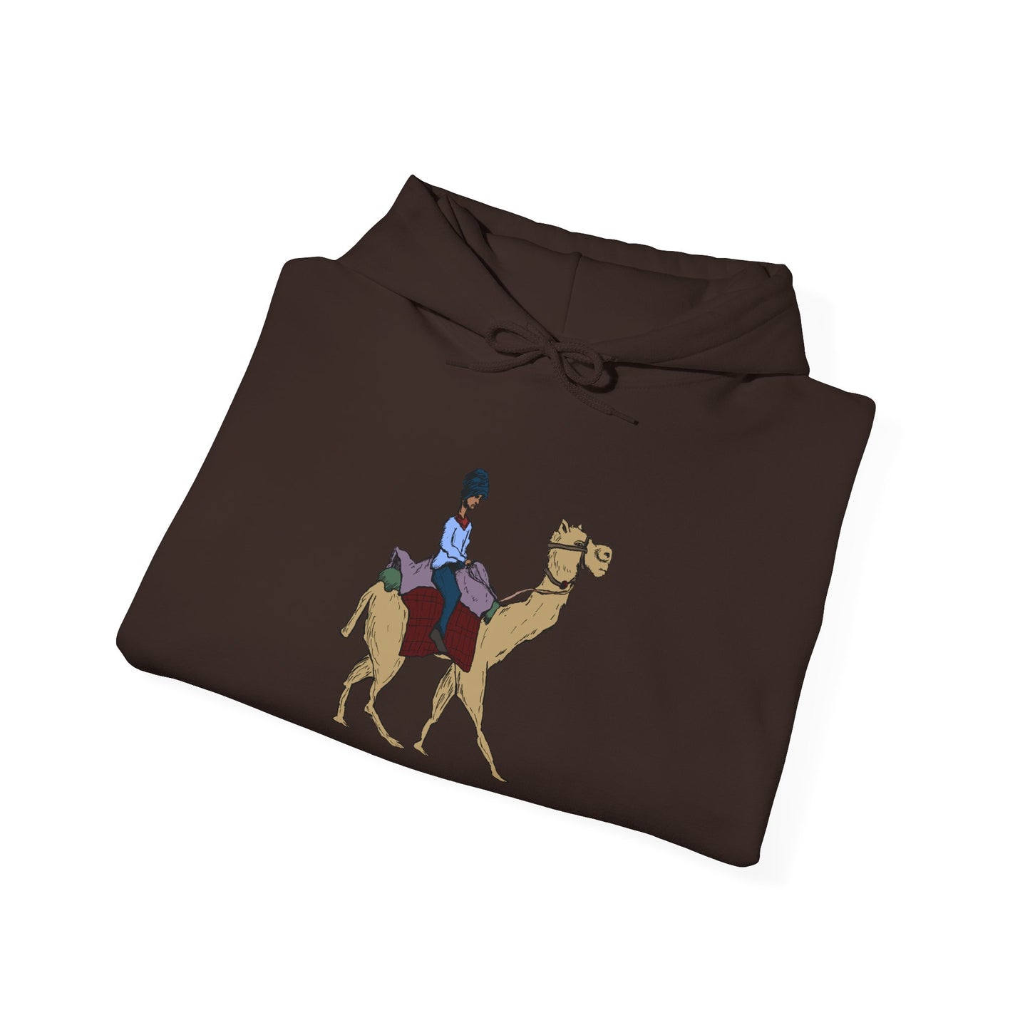 Camel Ride Hoodie, Cozy Unisex Pullover Sweatshirt, Fun Animal Lover Gift, Perfect for Travel & Adventure Enthusiasts