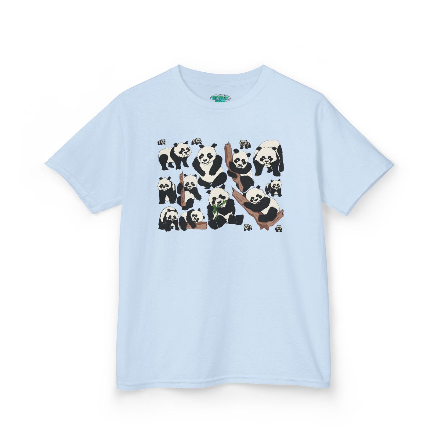 Panda Paradise Kids Tee, Cute Animal T-Shirt, Children's Gift, Birthday Present, Summer Wear, Eco-Friendly Fashion