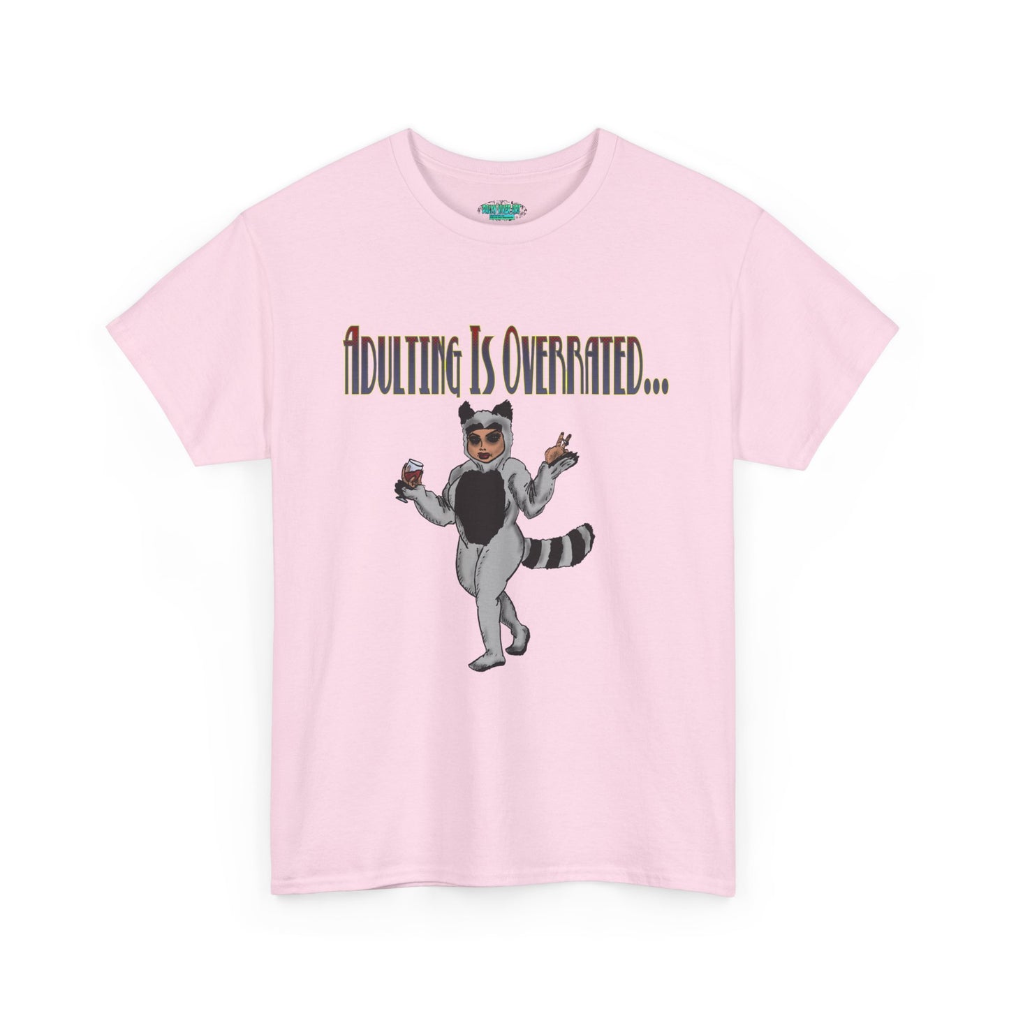 Adulting Is Overrated Unisex Heavy Cotton Tee - Fun Graphic T-Shirt for Relaxed Vibes