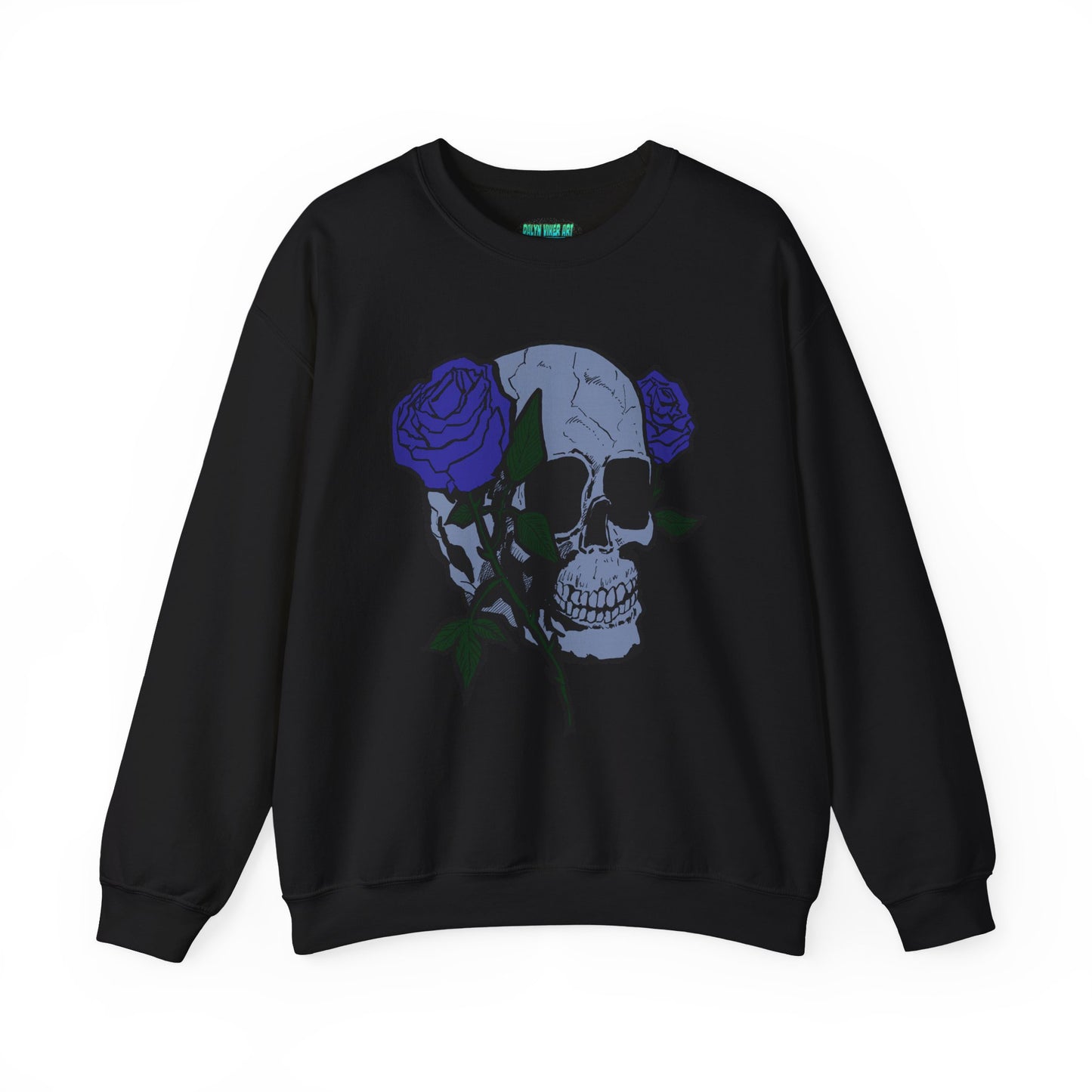 Rose Skull Crewneck Sweatshirt for Stylish Comfort