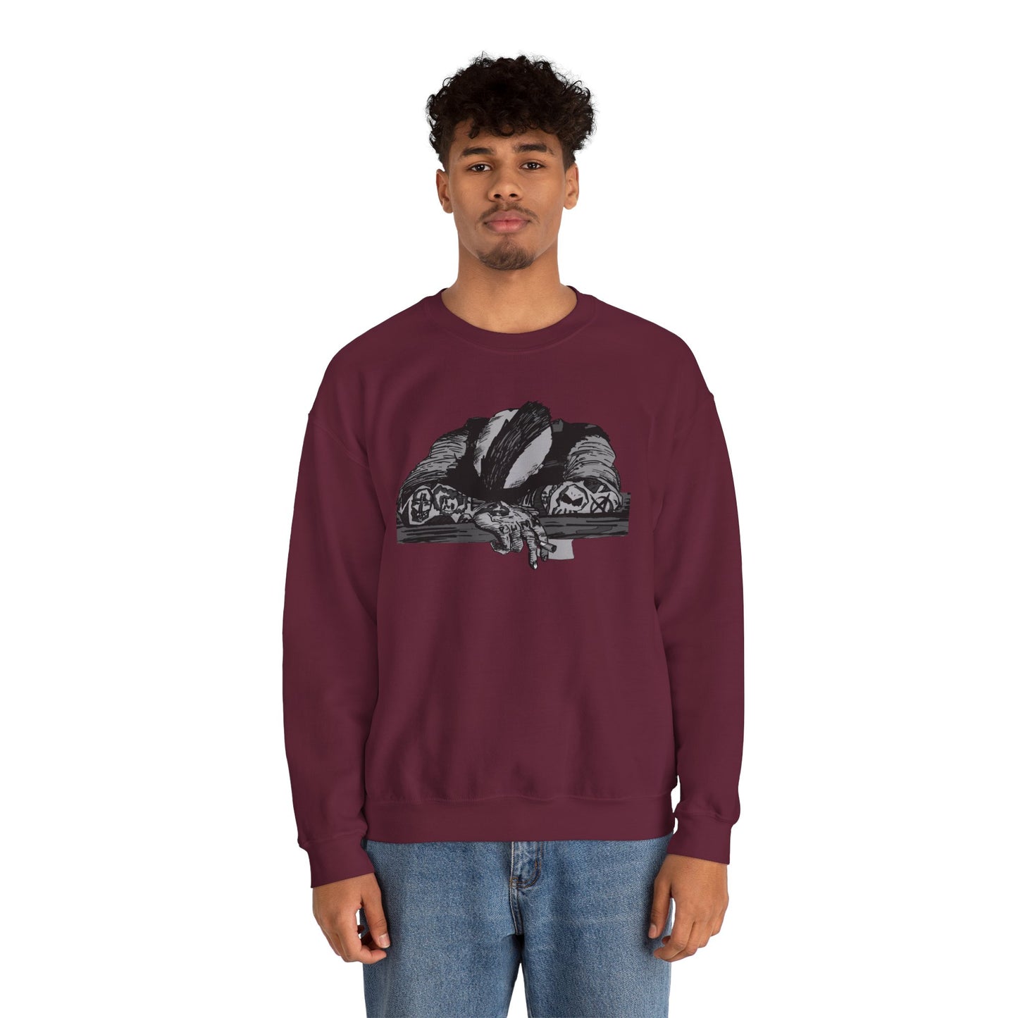 Punk and Done Graphic Crewneck Sweatshirt for Everyday Comfort