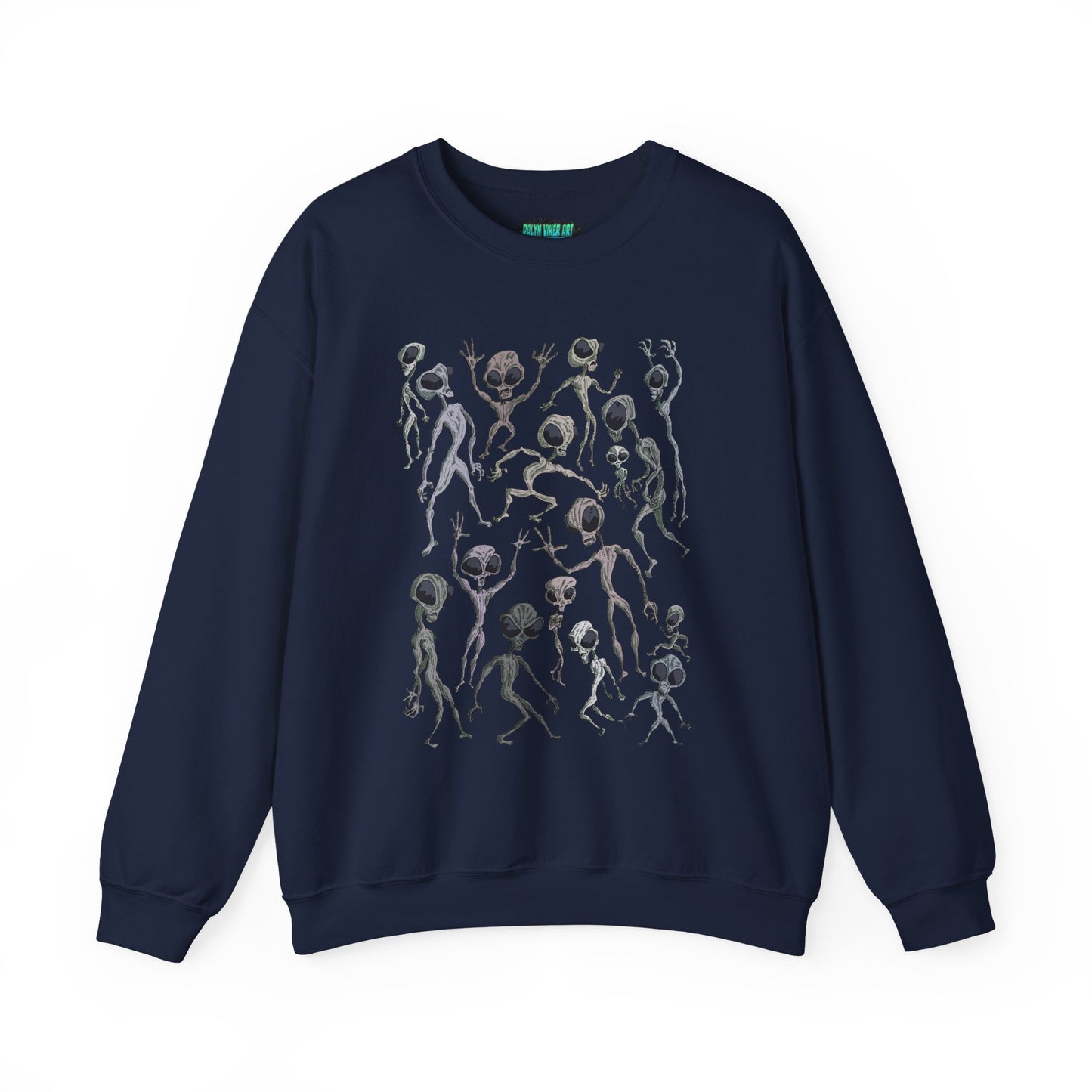 Alien Dance Party Crewneck Sweatshirt - Unisex Heavy Blend™