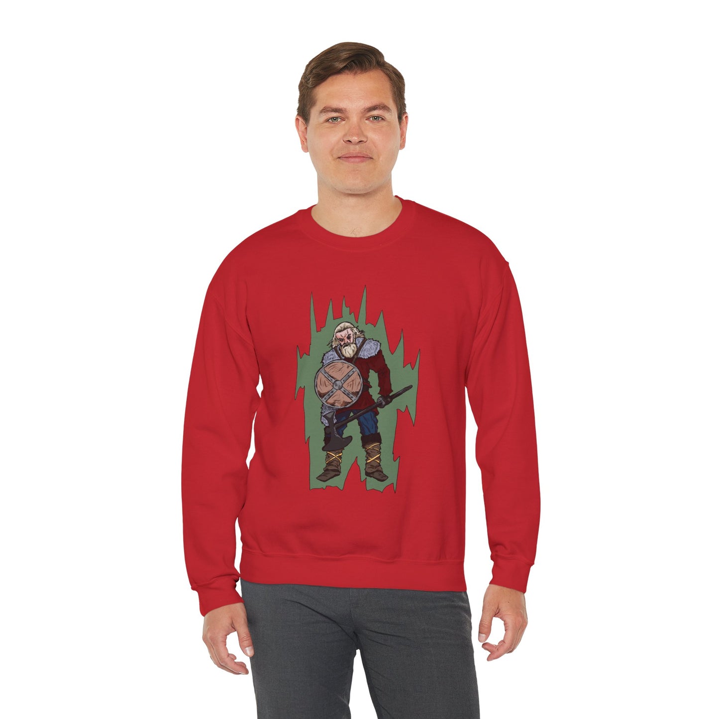 Viking Warrior Sweatshirt - Unisex Heavy Blend Crewneck