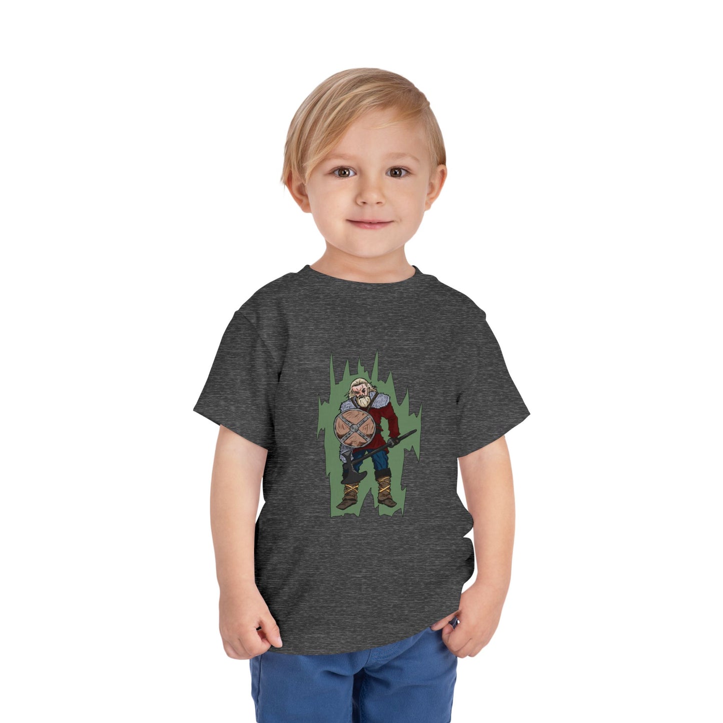 Toddler Tee — Viking Warrior Graphic Shirt
