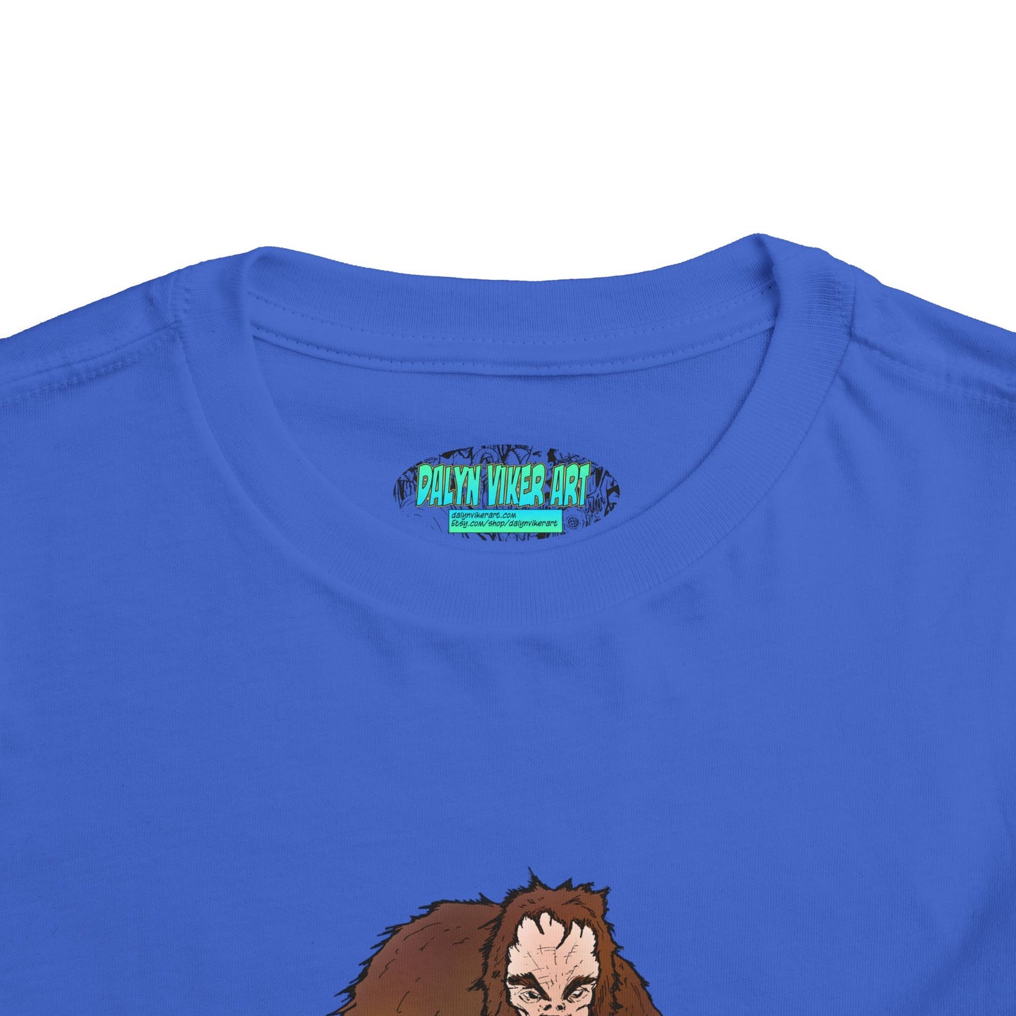 Toddler Tee — Cute Cartoon Kid-Friendly Bigfoot Graphic Shirt