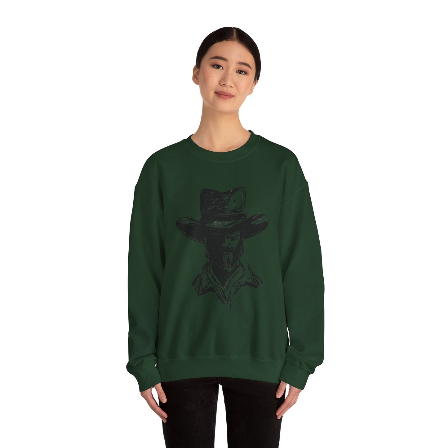 Cowboy Graphic Crewneck Sweatshirt
