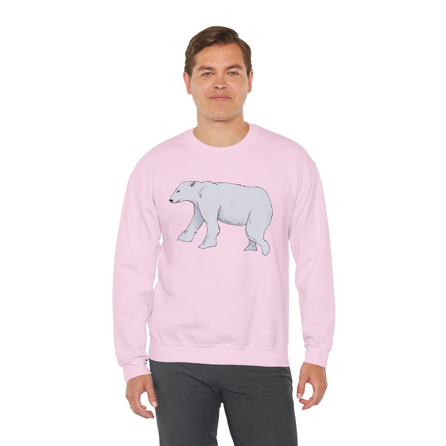 Cozy Polar Bear Crewneck Sweatshirt
