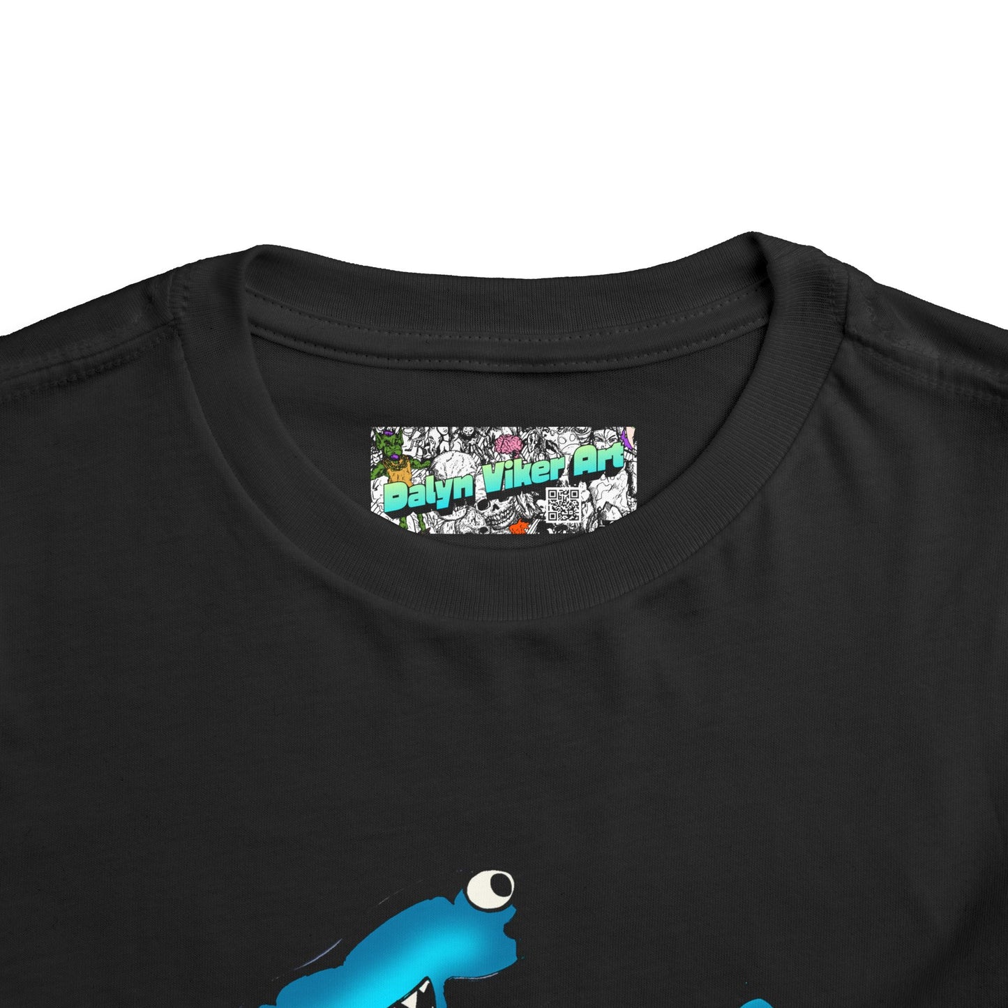 Toddler Shark Tee - Cute Blue Harley Hammerhead Graphic Kids Short Sleeve Shirt