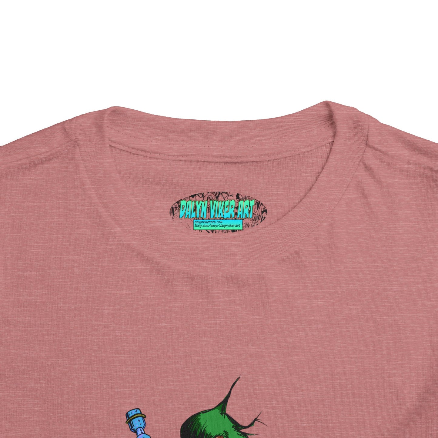 Toddler Tee — Colorful Space Hero Graphic