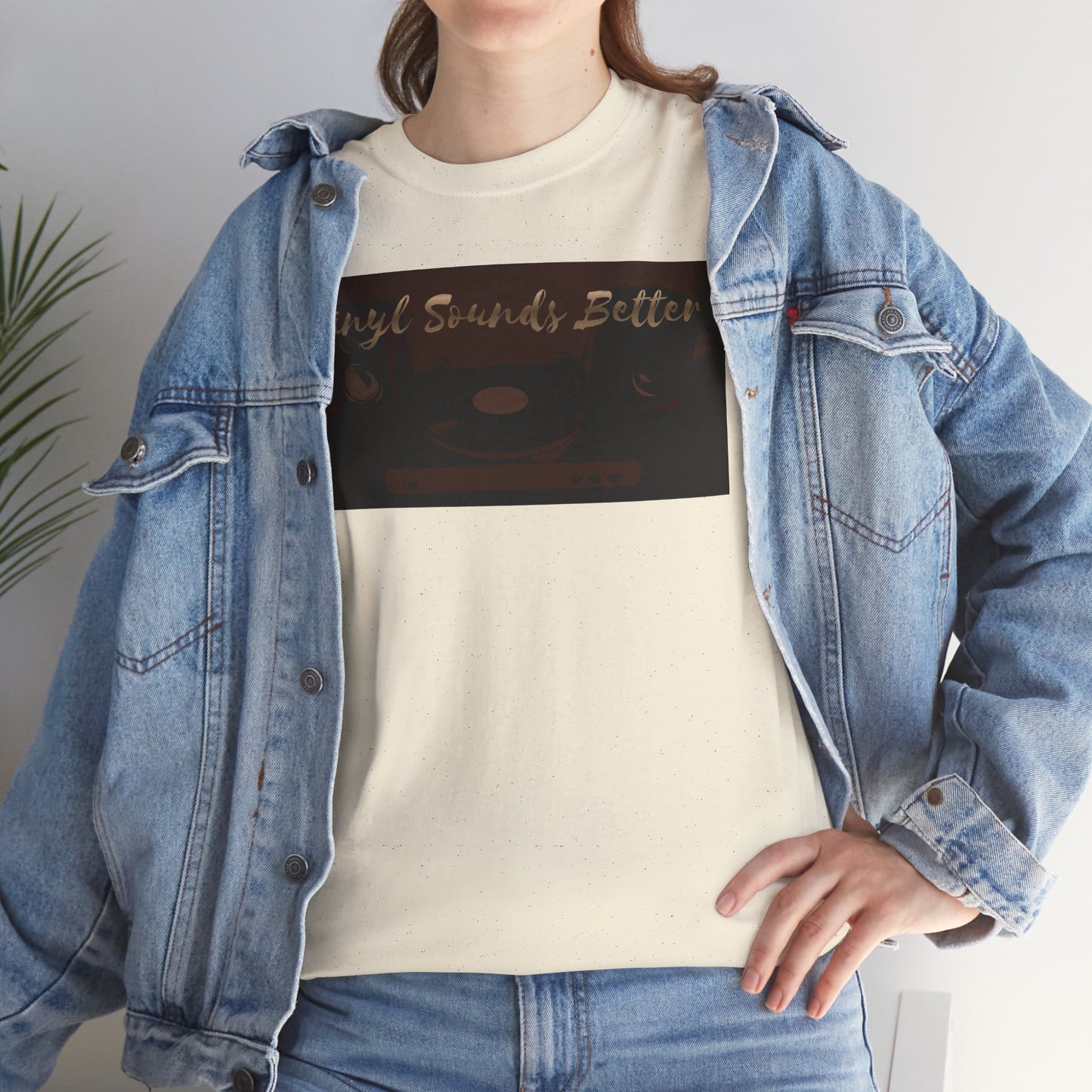 Vinyl Sounds Better T-Shirt — Retro Record Player Tee for Music Lovers