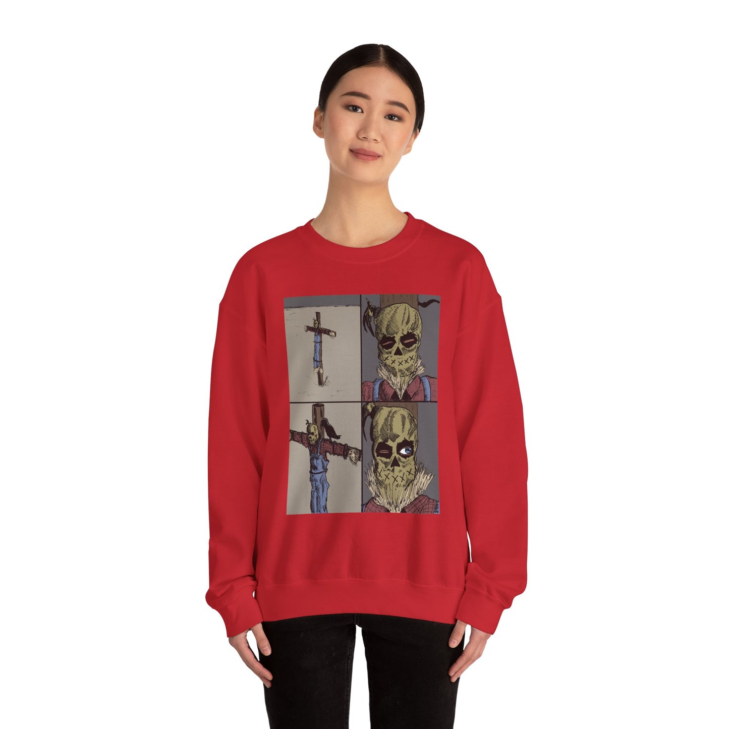 Scarecrow Graphic Crewneck Sweatshirt