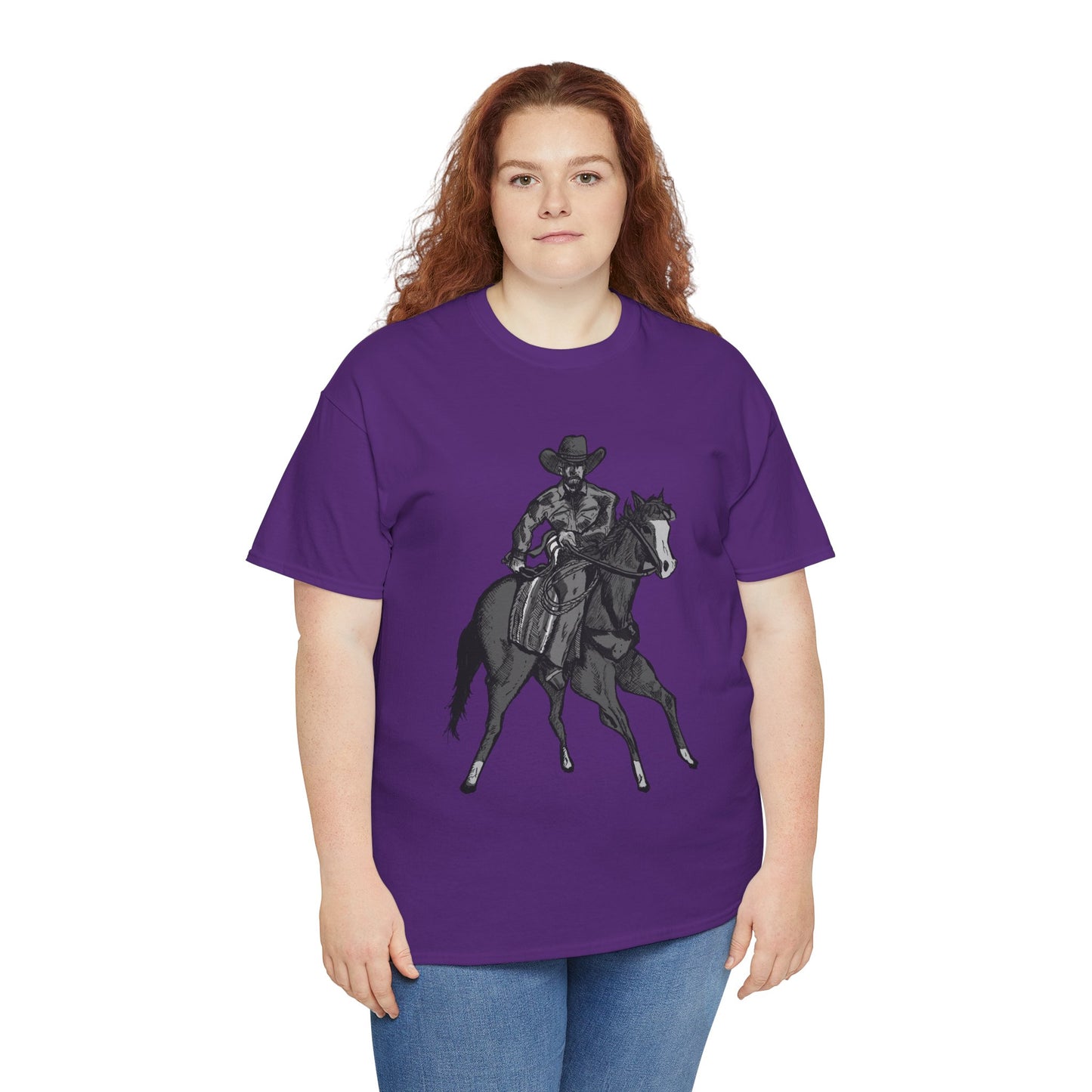 Cowboy on Horseback T‑Shirt — Vintage Western Rodeo Tee