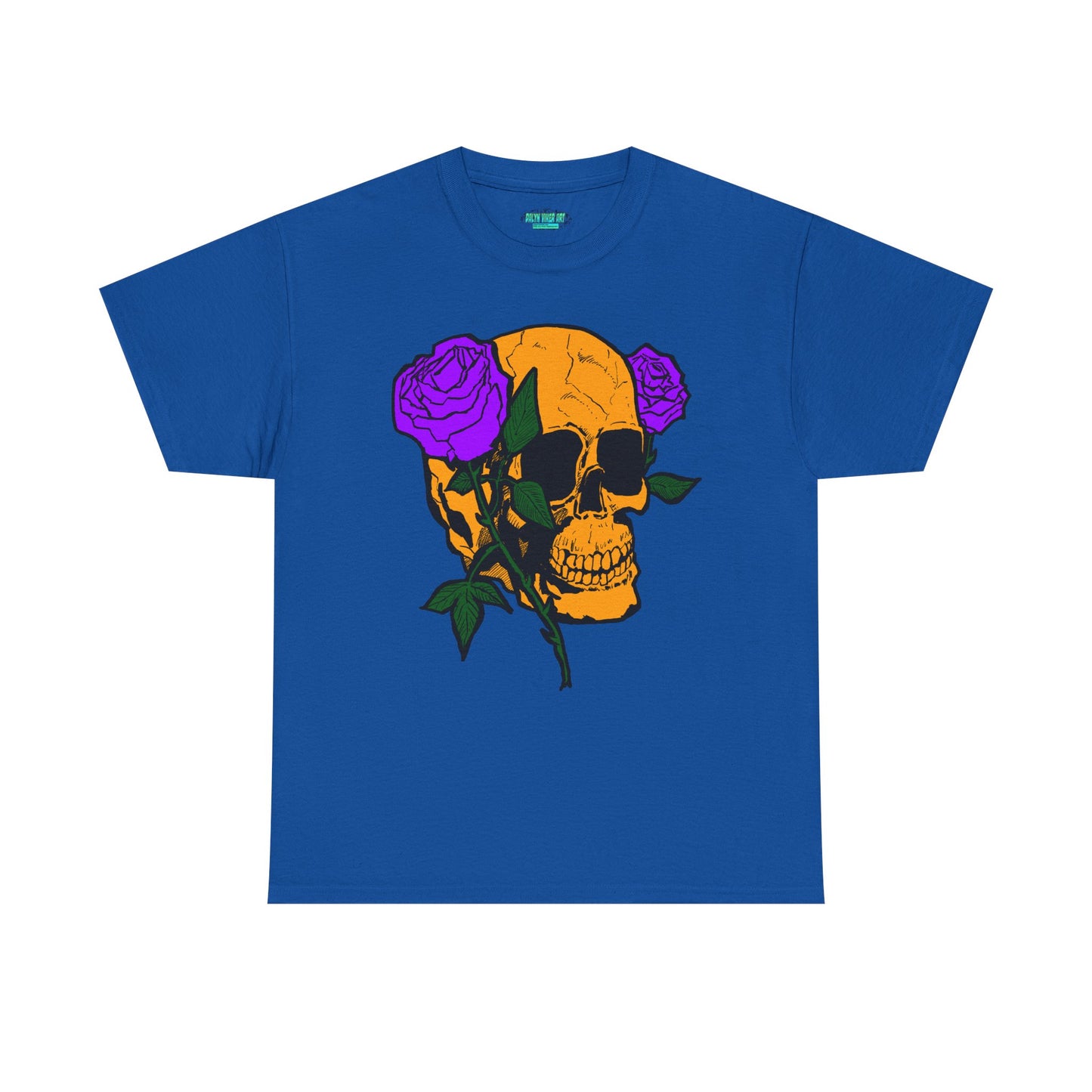 Skull and Roses Unisex Tee, Gothic Aesthetic Shirt, Vintage Graphic T-Shirt, Streetwear Essentials, Edgy Casual Wear