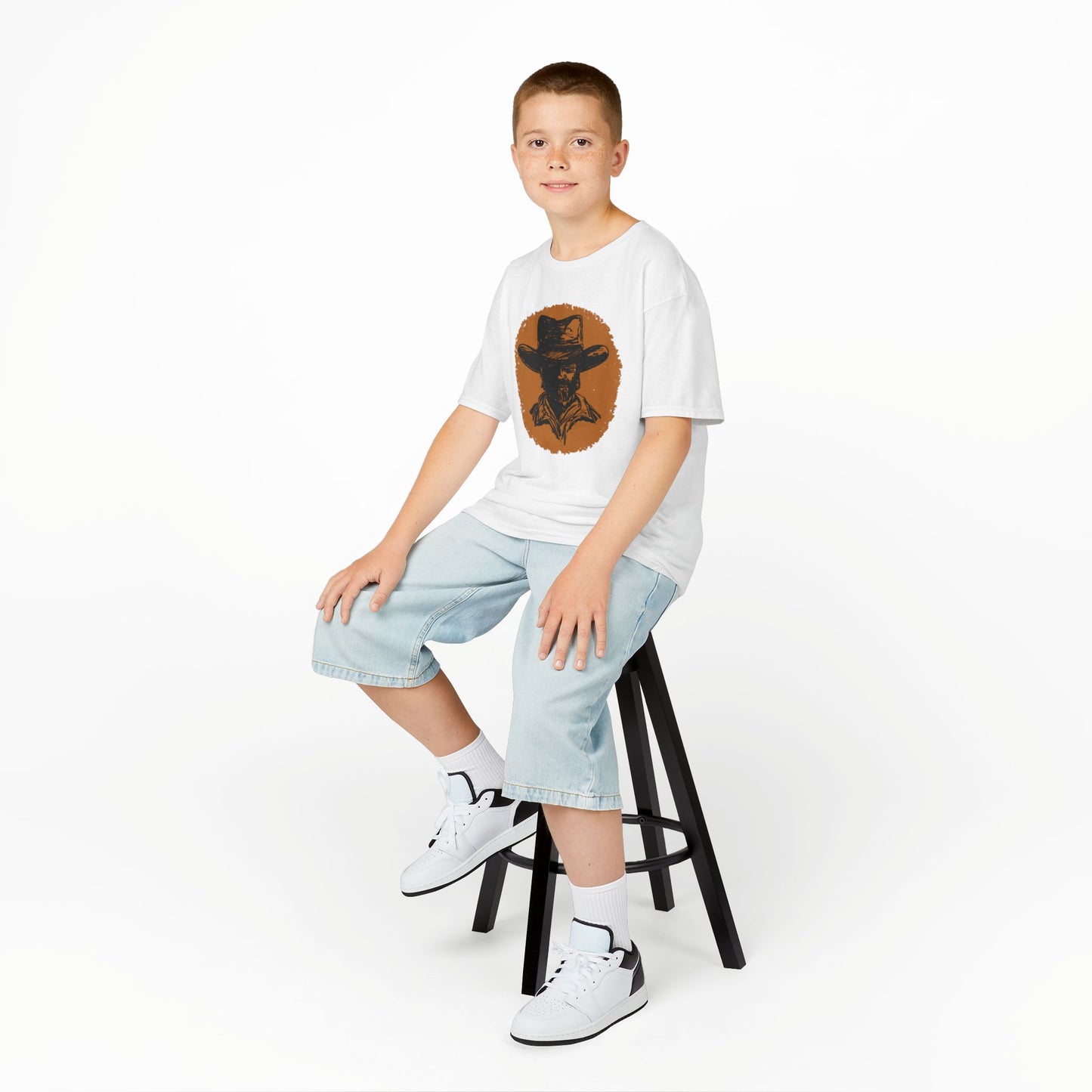 Southwestern Cowboy Kids Heavy Cotton™ Tee