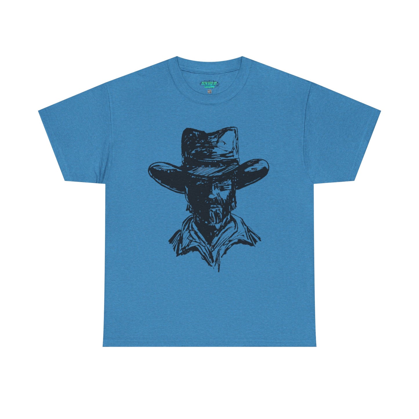 Rustic Cowboy Graphic Unisex Heavy Cotton Tee