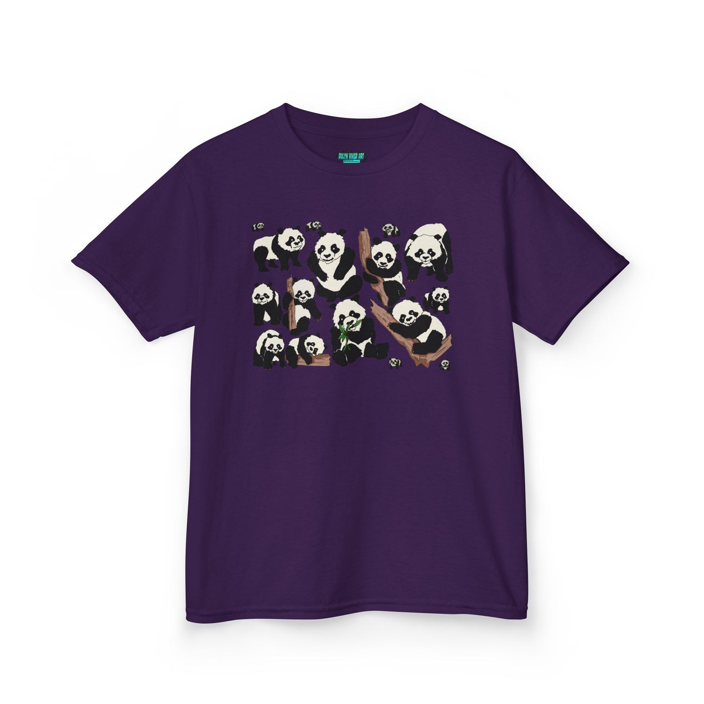 Panda Paradise Kids Tee, Cute Animal T-Shirt, Children's Gift, Birthday Present, Summer Wear, Eco-Friendly Fashion