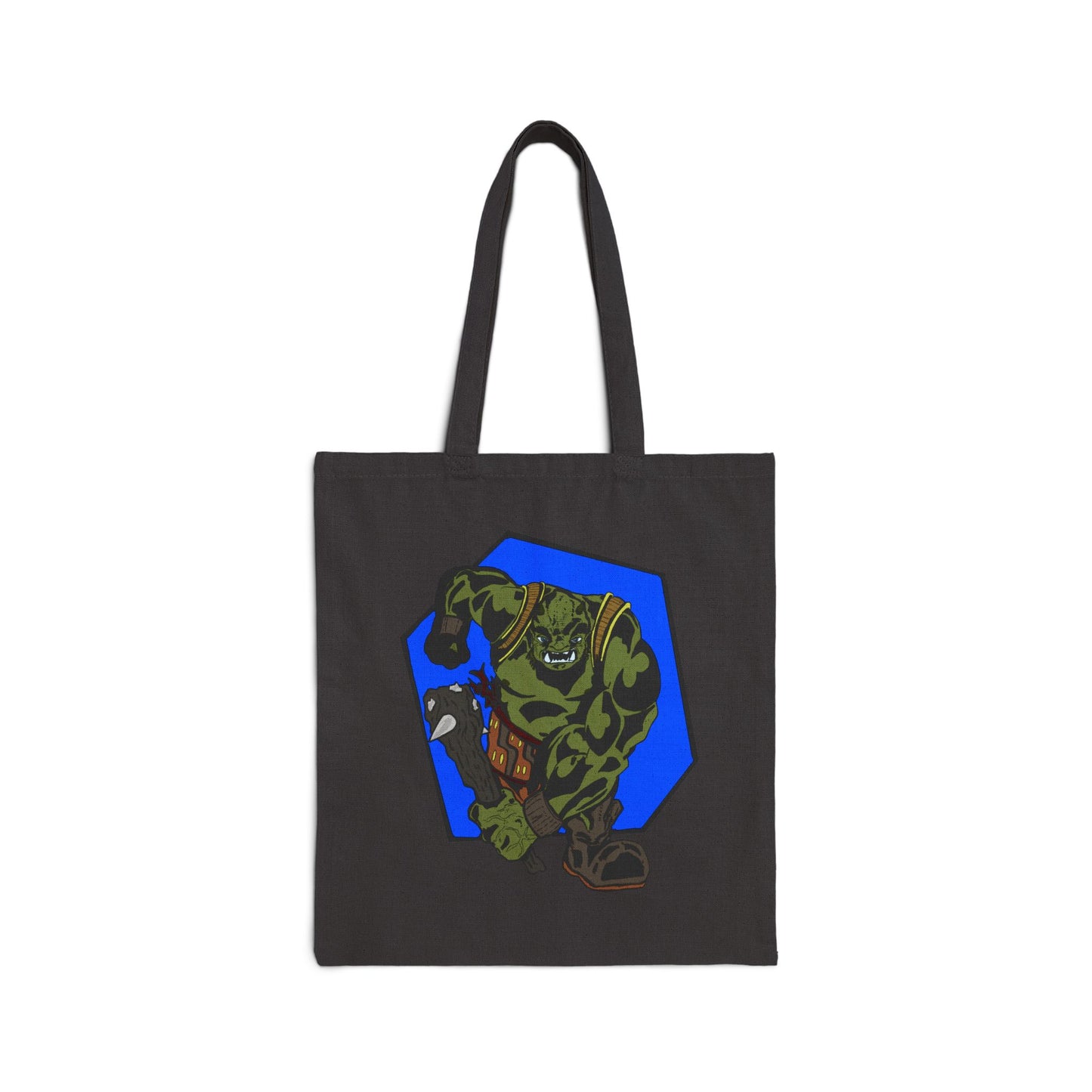 Running Ogre Cotton Canvas Tote Bag