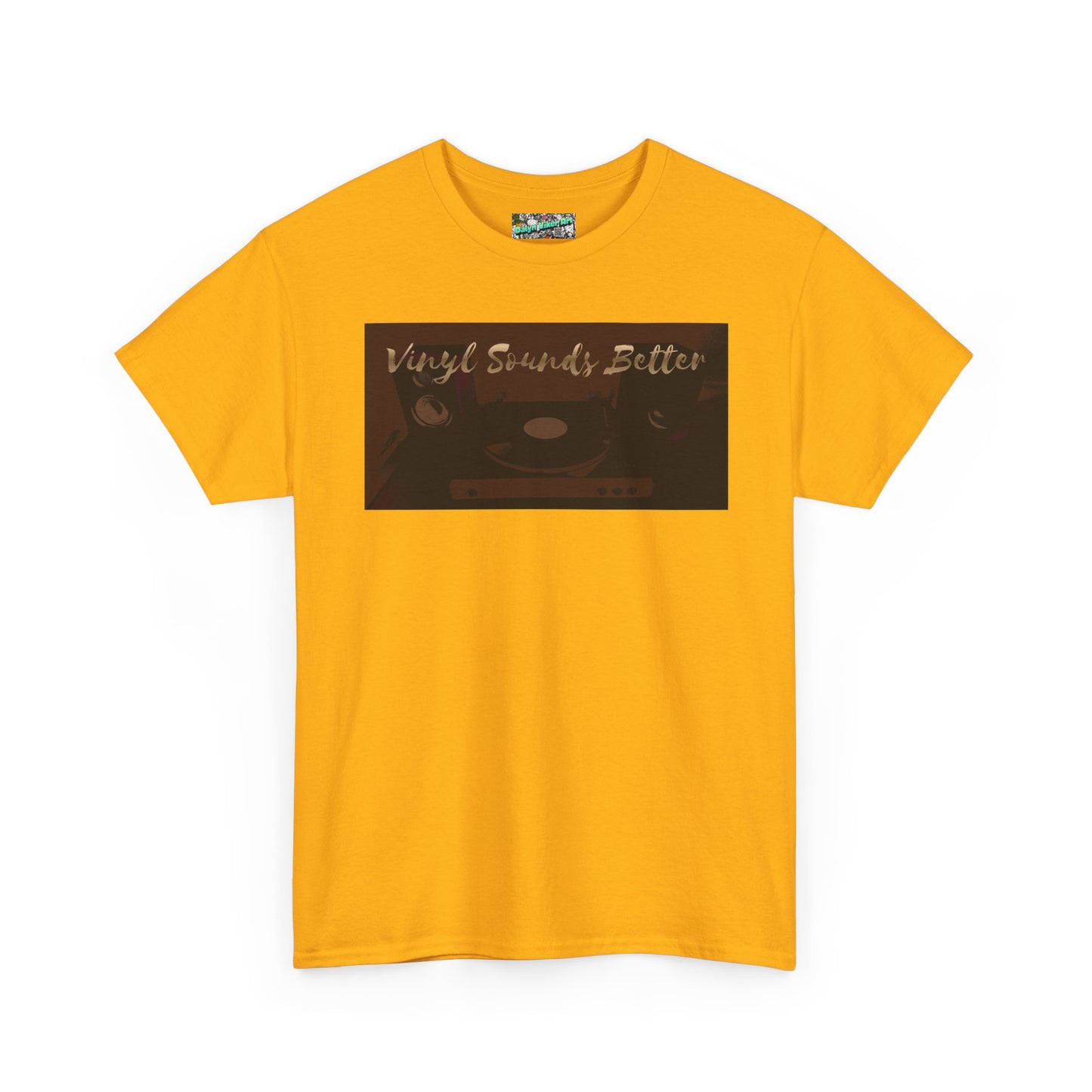 Vinyl Sounds Better T-Shirt — Retro Record Player Tee for Music Lovers