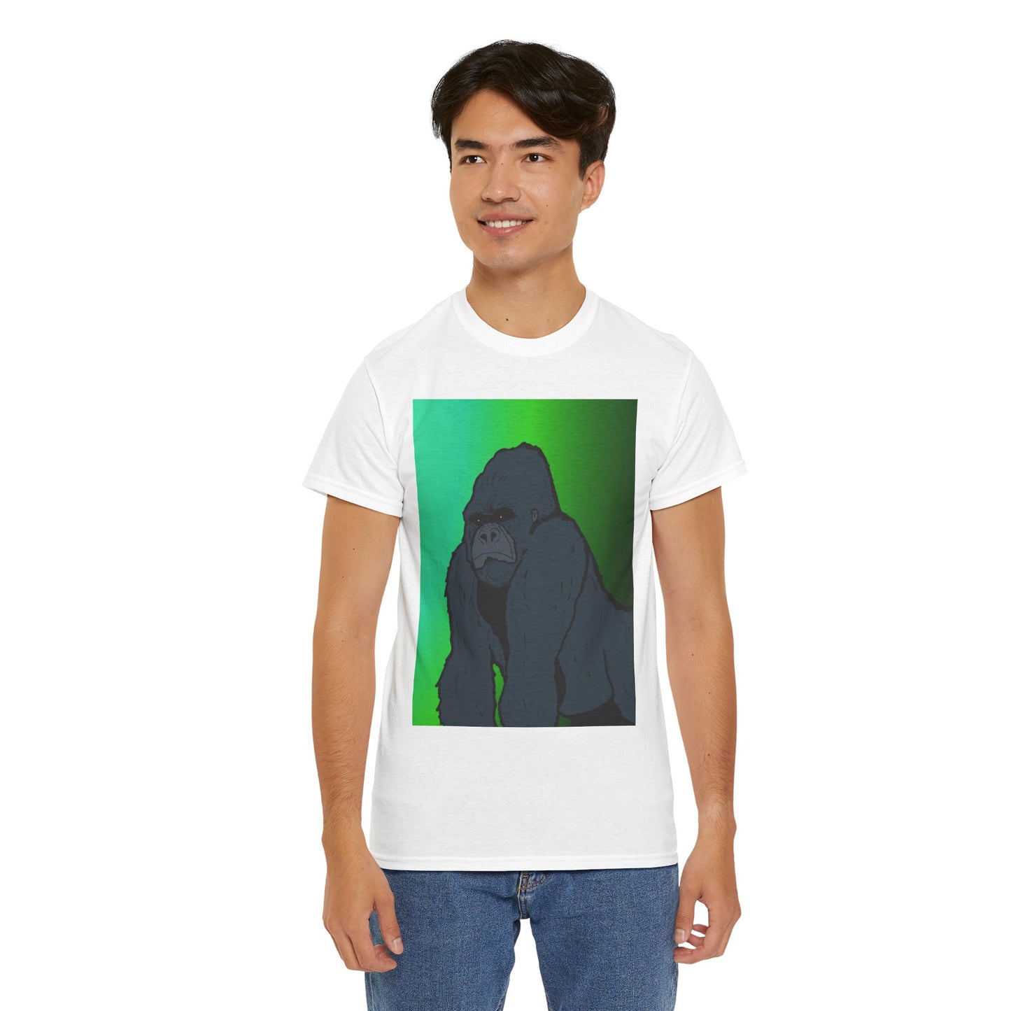 Gorilla Portrait Tee – Graphic Ape Illustration T-Shirt