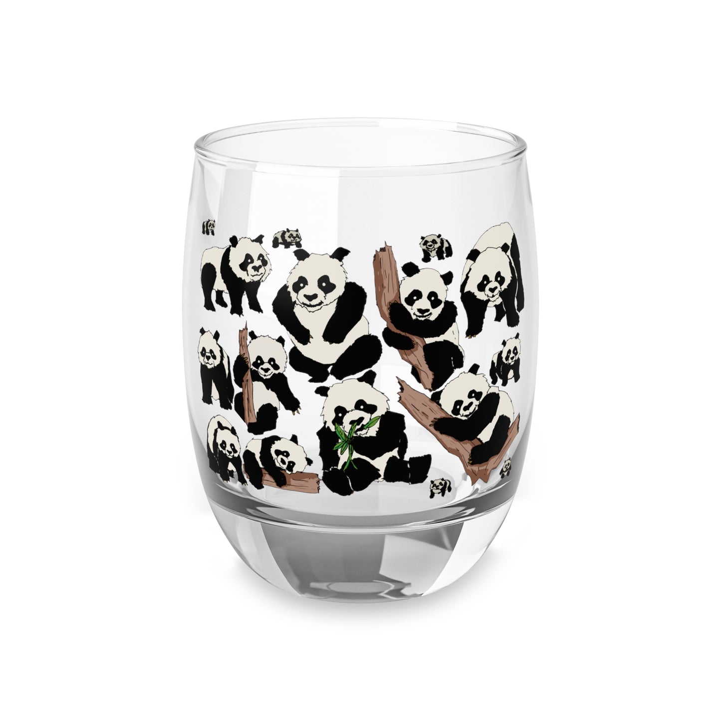 Panda-Themed Whiskey Glass, Cute Animal Glassware for Whiskey Lovers, Perfect Gifty for Birthdays, Housewarming, Celebrations, Home Bar