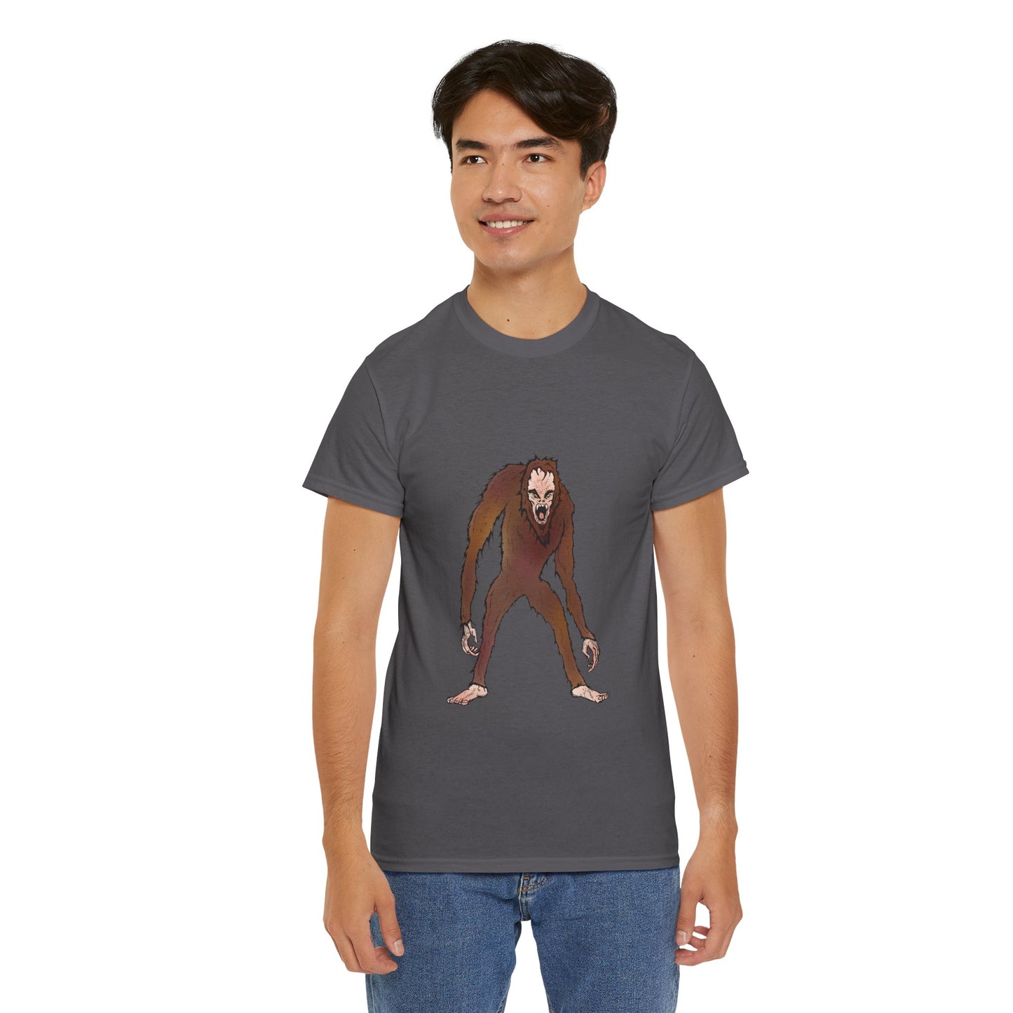 Bigfoot Sketch T‑Shirt — Retro Sasquatch Graphic Tee